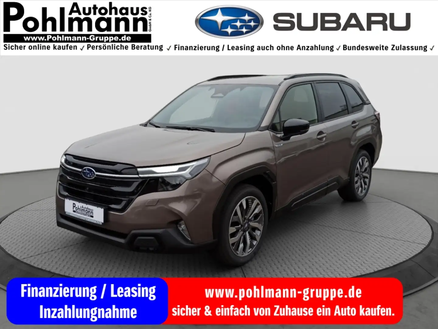 Subaru Forester 2.0i Platinum e-BOXER -2025- Navi Leder Memory Sit Bronzová - 1