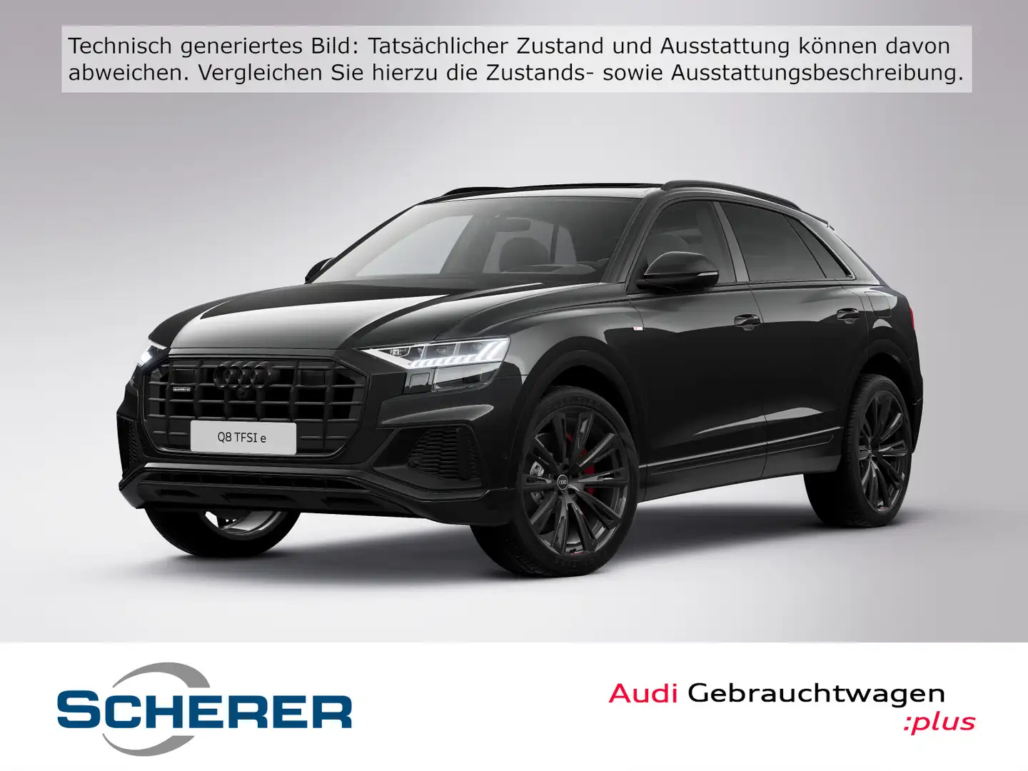 Audi Q8 55 TFSIe quattro tiptronic S LINE B&O AHK Schwarz - 1