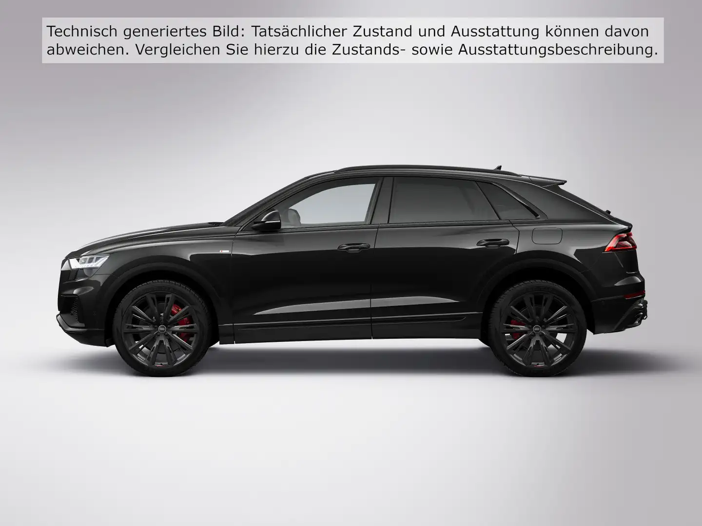 Audi Q8 55 TFSIe quattro tiptronic S LINE B&O AHK Schwarz - 2