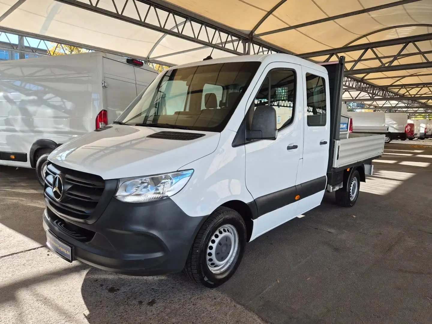 Mercedes-Benz Sprinter 316 CDI DOKA/Pritsche Klima, Navi, AHK Blanc - 1