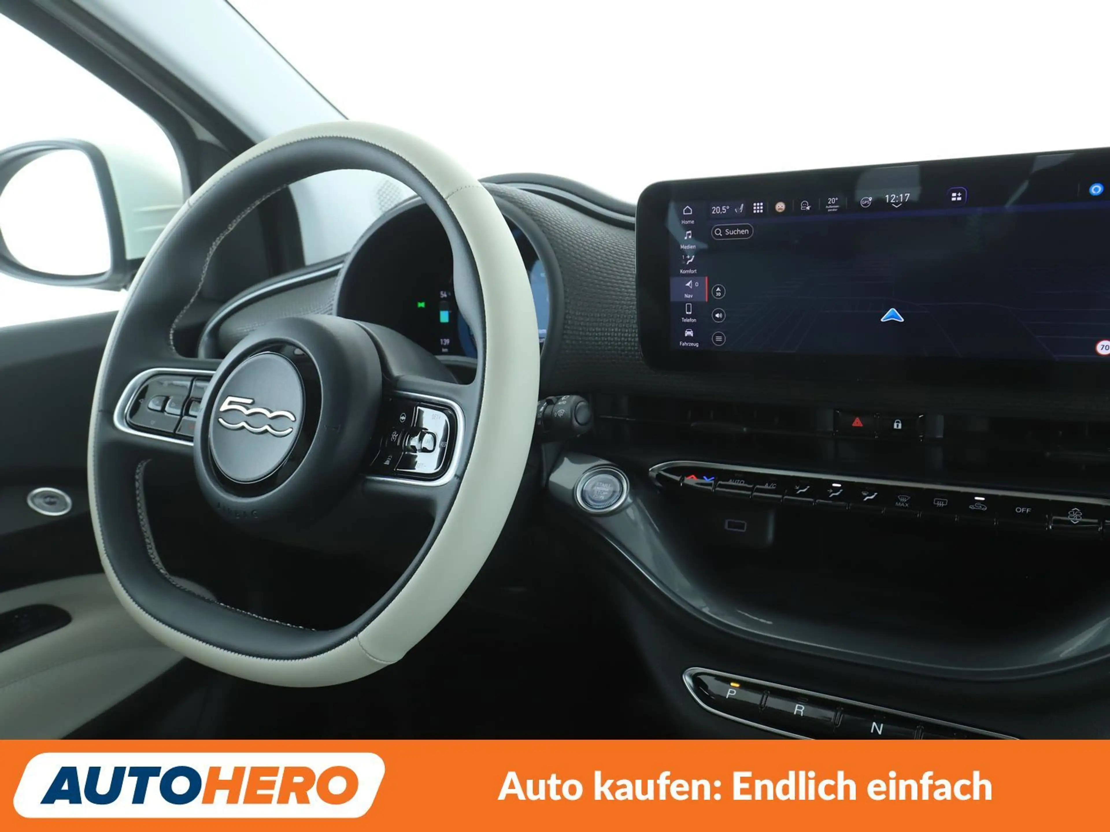 Fiat 500e electric drive la Prima by Bocelli*NAVI*LED*SHZ*PD — photo 13