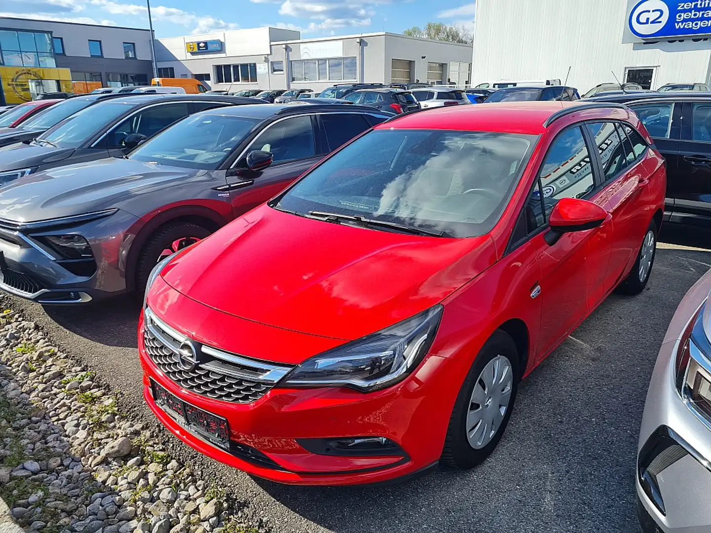 Opel Astra Sportstourer 1,4 Benzin Österreich Edition St. Rot - 1