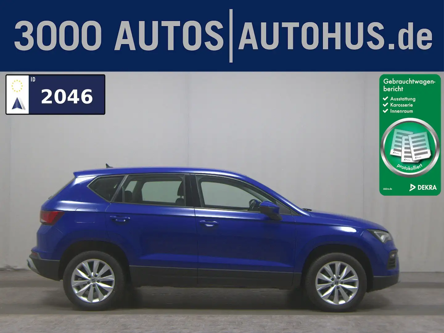 SEAT Ateca 2.0 TDI Style Navi LED AHK PDC Shz Blau - 1