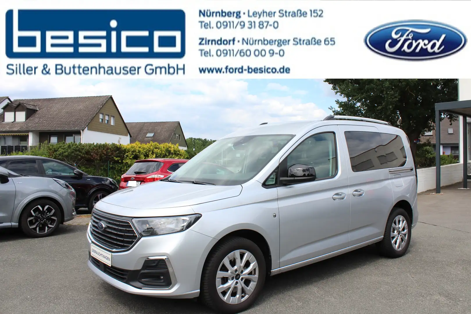 Ford Tourneo Connect Titanium 1,5EcoBoost*Navi*Winter Paket*Kamera*PDC* Argent - 1