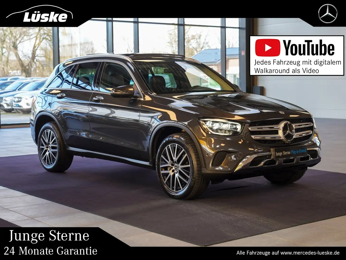 Mercedes-Benz GLC 300 GLC 300 de 4M Pano AHK Fahrassistenz 360° Memory Grau - 1