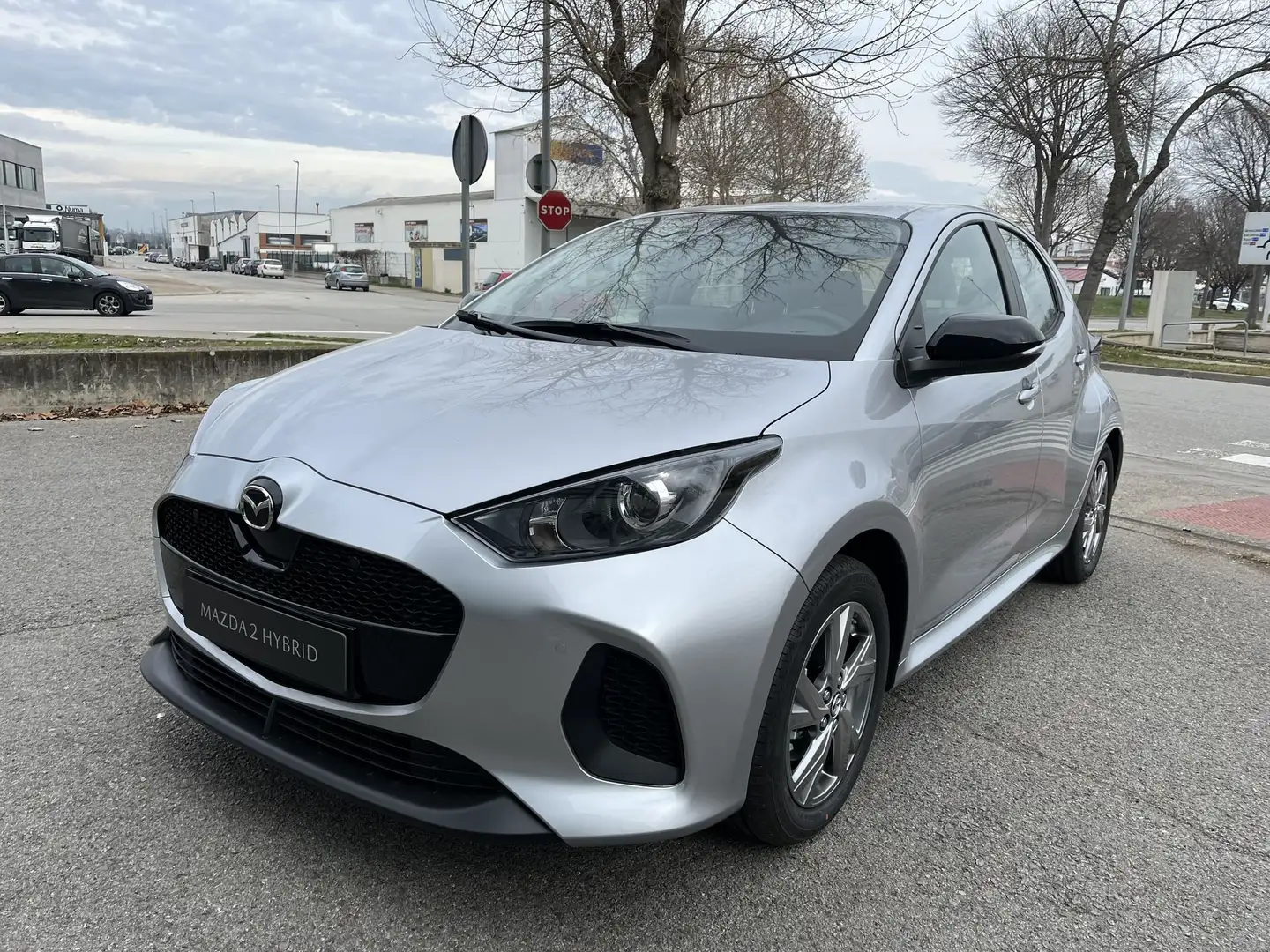 Mazda 2 Hybrid 1.5 Exclusive Line  CVT 85kW Argent - 1