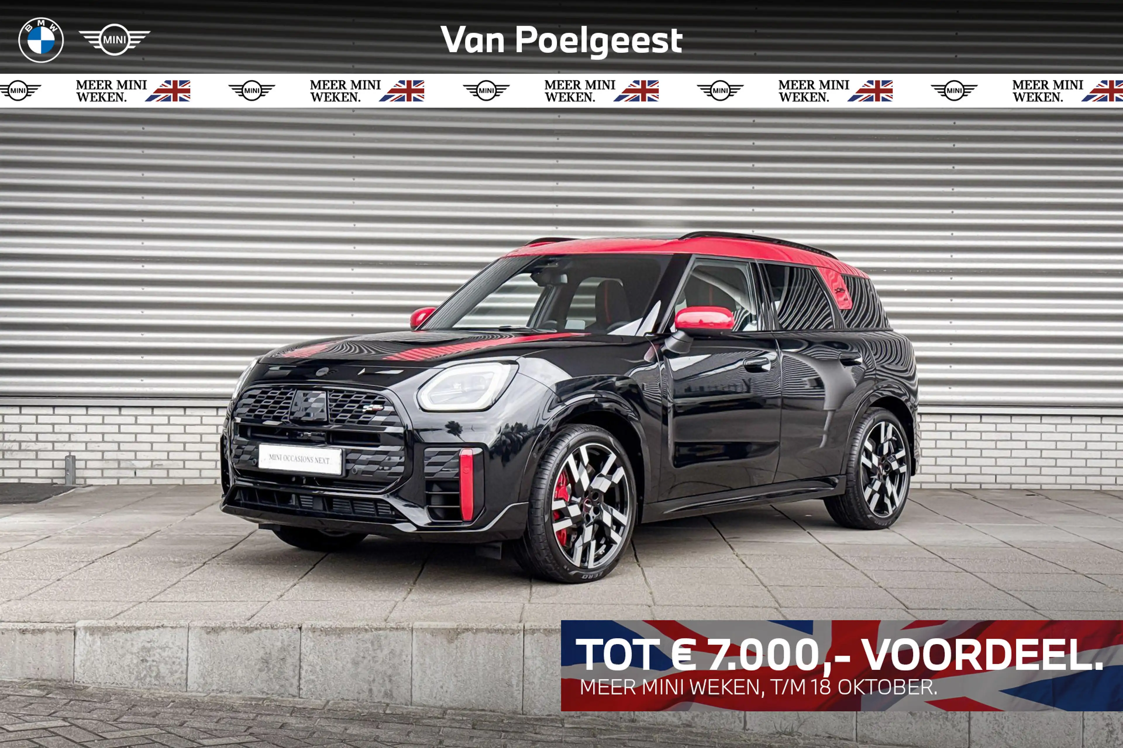 MINI John Cooper Works Countryman All4 |  Pakket XL | Panorama dak | 20" John Cooper