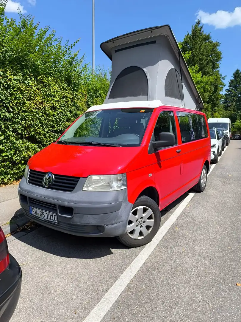 Volkswagen T5 Kombi Wohnmobil Rot - 2