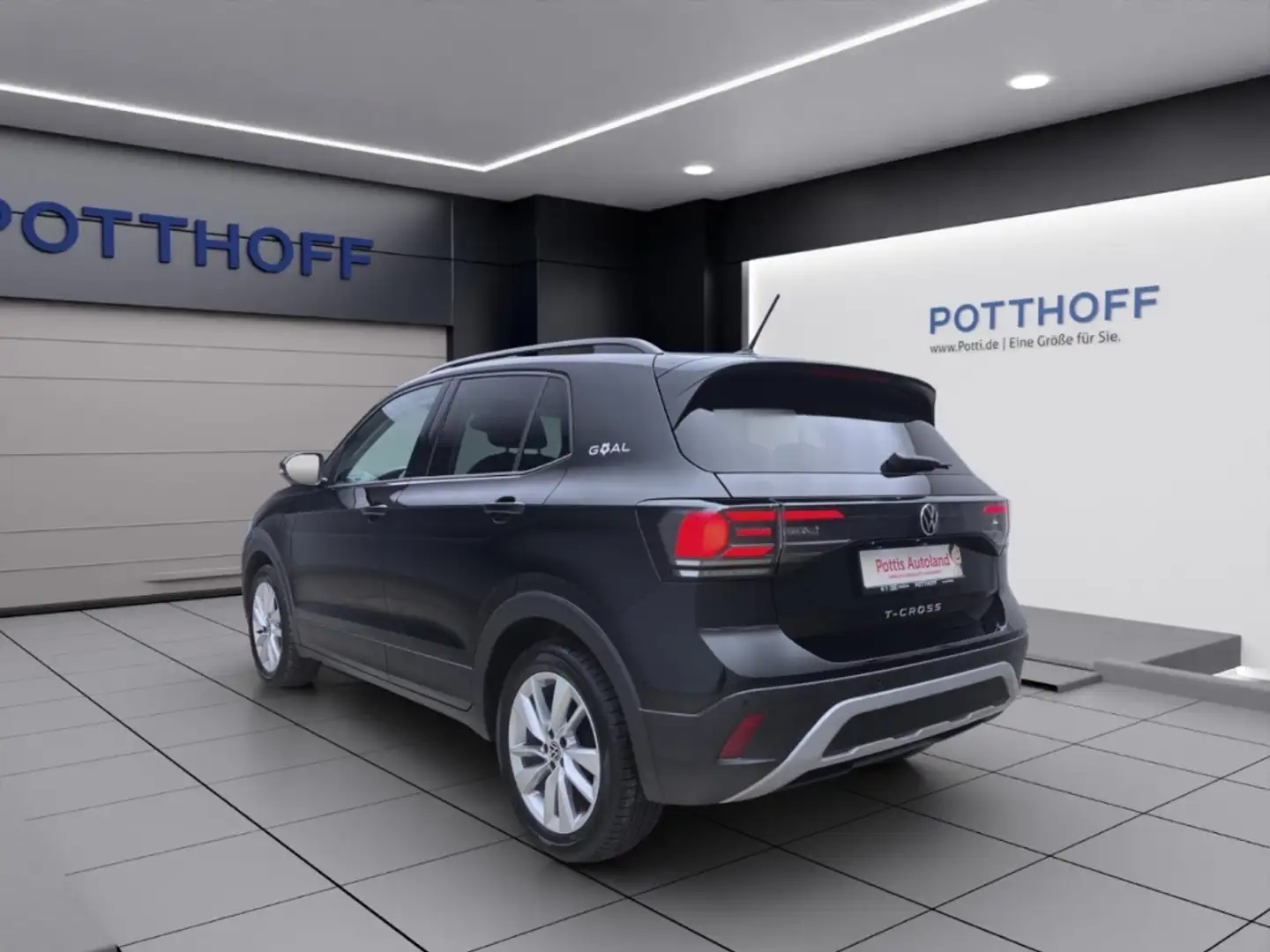 Volkswagen T-Cross 1.0 TSI GOAL NAVI KLIMA PDC SHZG Schwarz - 2