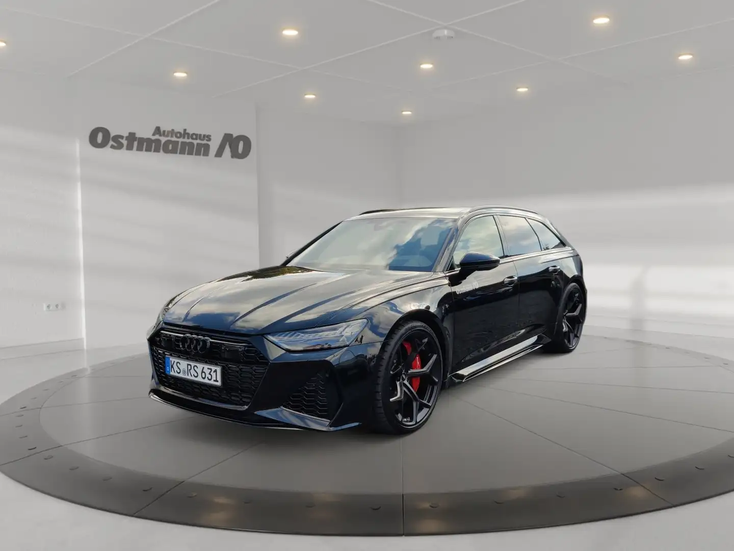 Audi RS6 Avant 4.0 TFSI quattro perf. 360 PANO AHK Zwart - 1