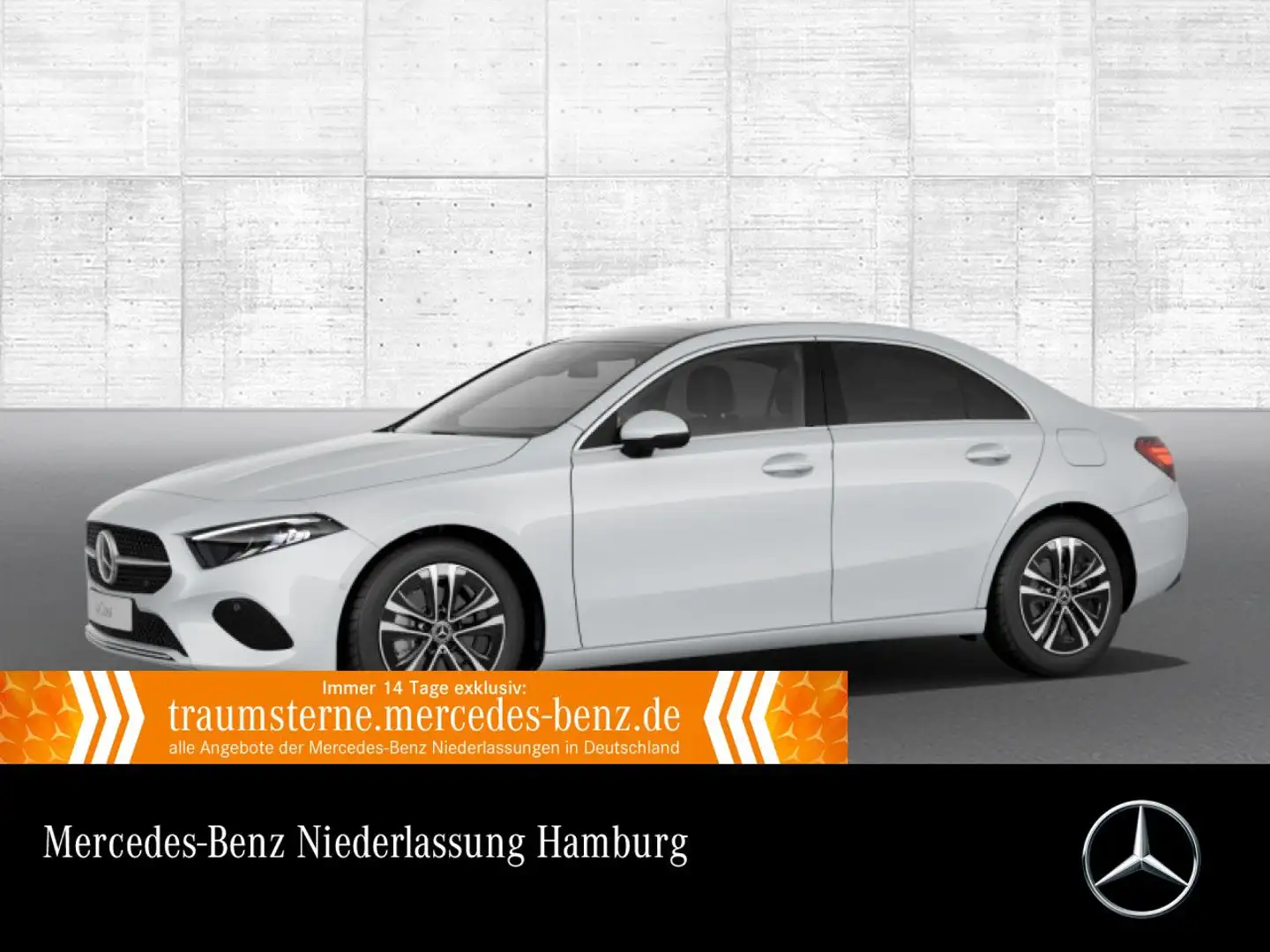 Mercedes-Benz A 200 d Lim PROGRESSIVE+PANO+AHK+LED+KAMERA+8G Weiß - 1
