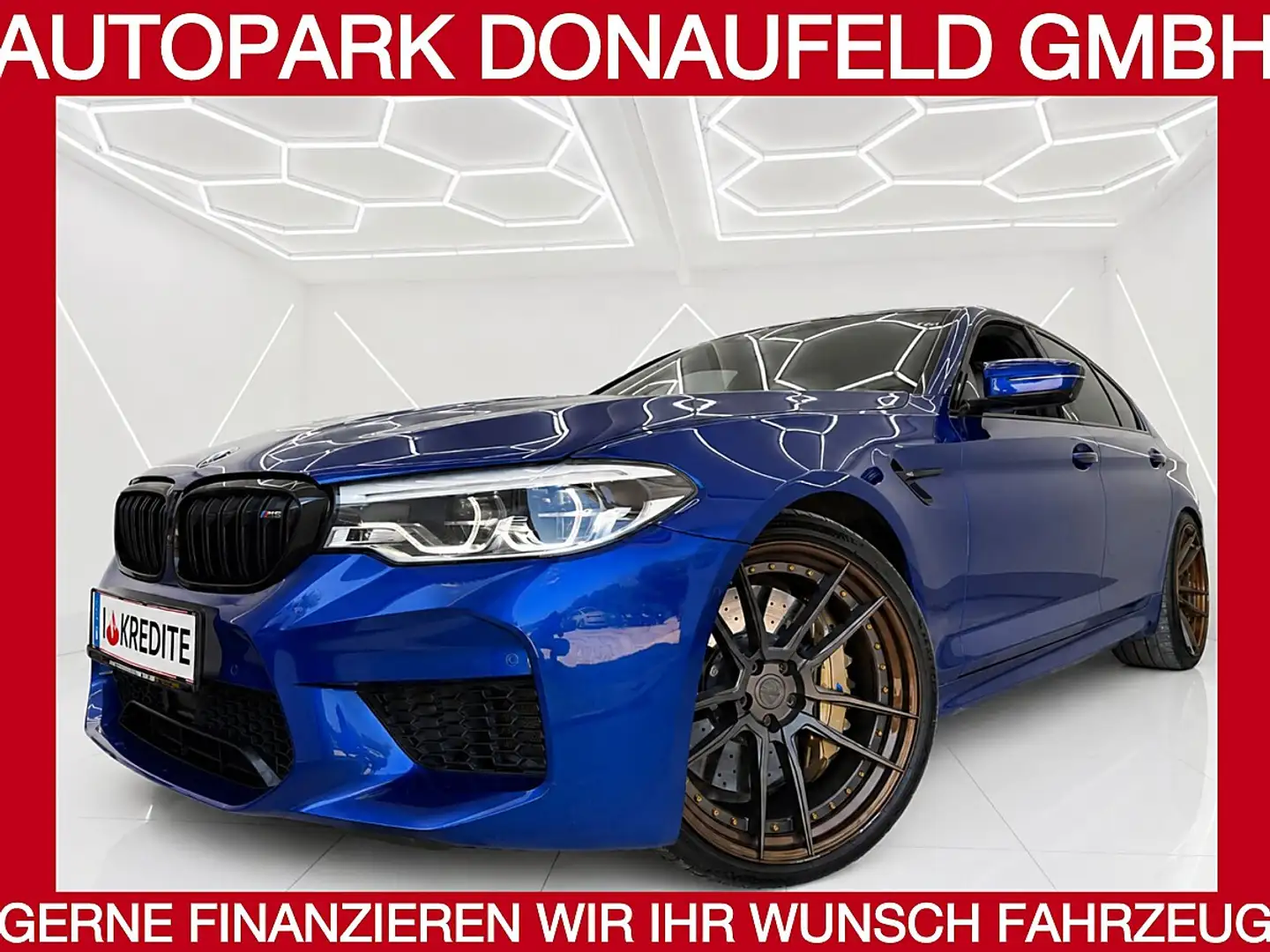 BMW M5 F90 S63 Limousine Aut. -CARBON DACH-KERAMIK BRE... Blau - 1