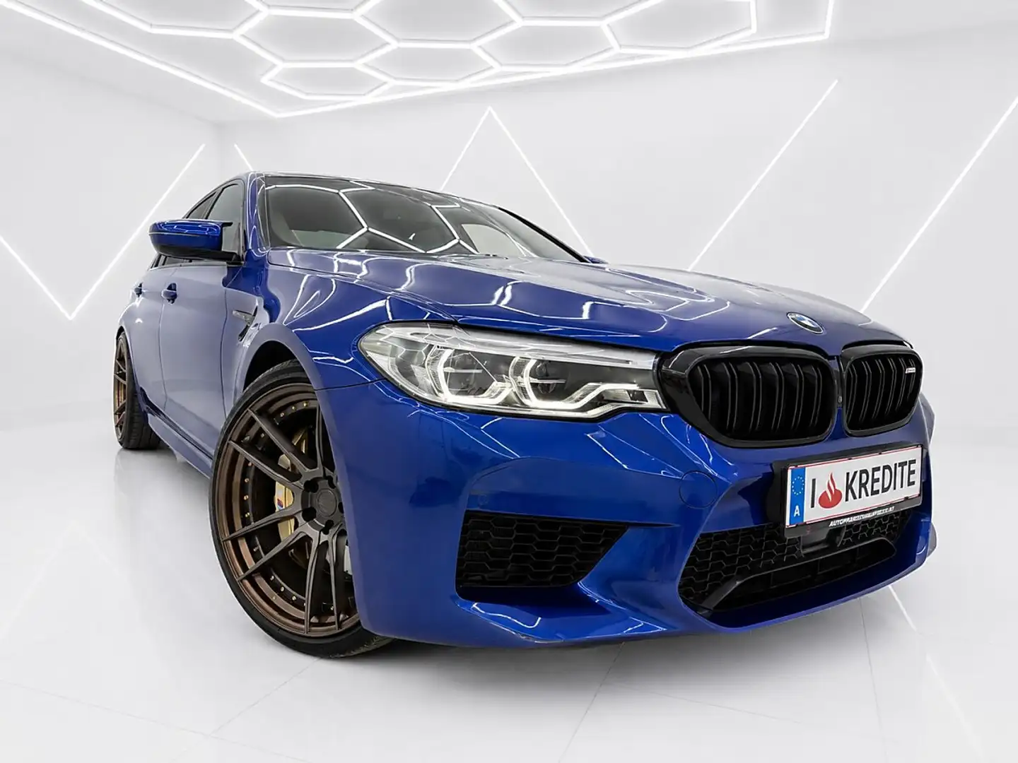 BMW M5 F90 S63 Limousine Aut. -CARBON DACH-KERAMIK BRE... Blau - 2