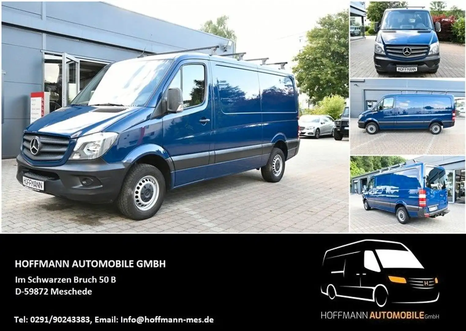 Mercedes-Benz Sprinter 316 CDI L2H1 Kasten RWD **AHK 3500 KG** Blue - 1