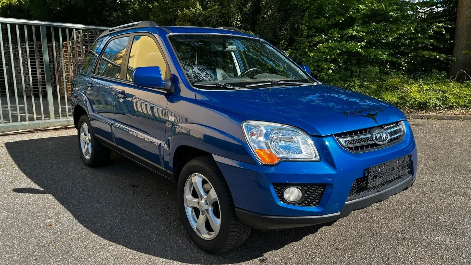Kia Sportage V6 EX AHK TOP GEPFLEGT TÜV 4. 2026 Bleu - 1