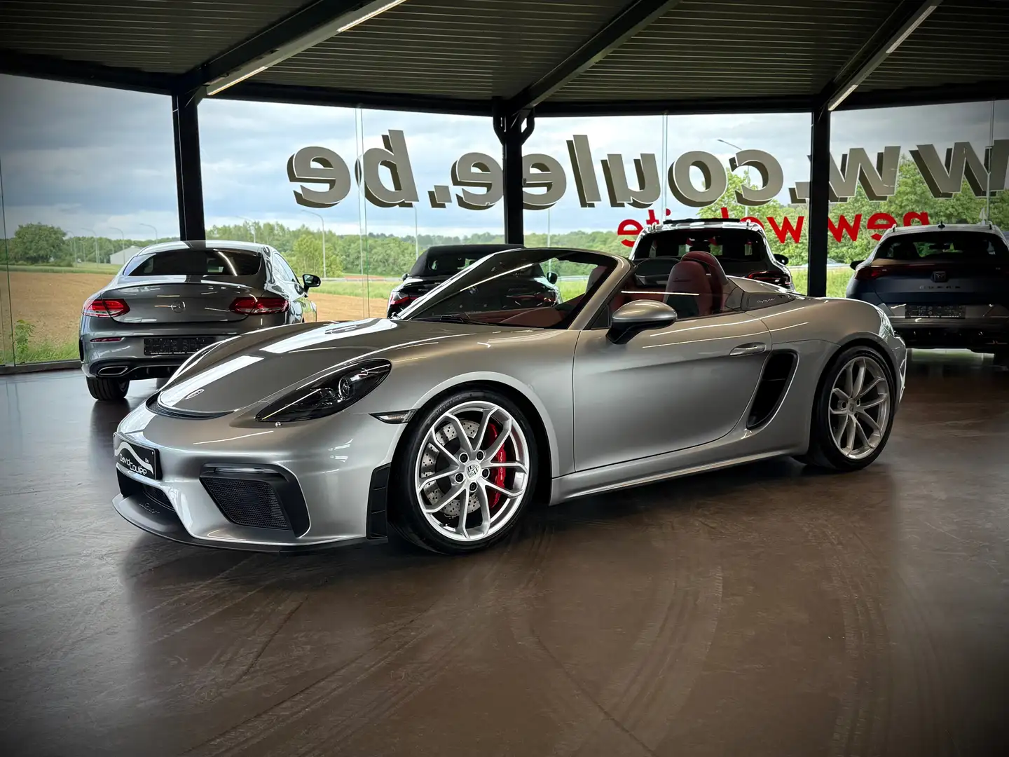 Porsche 718 Spyder 4.0, Manual, Bose, Caméra, Chrono, 8 885km Argent - 2