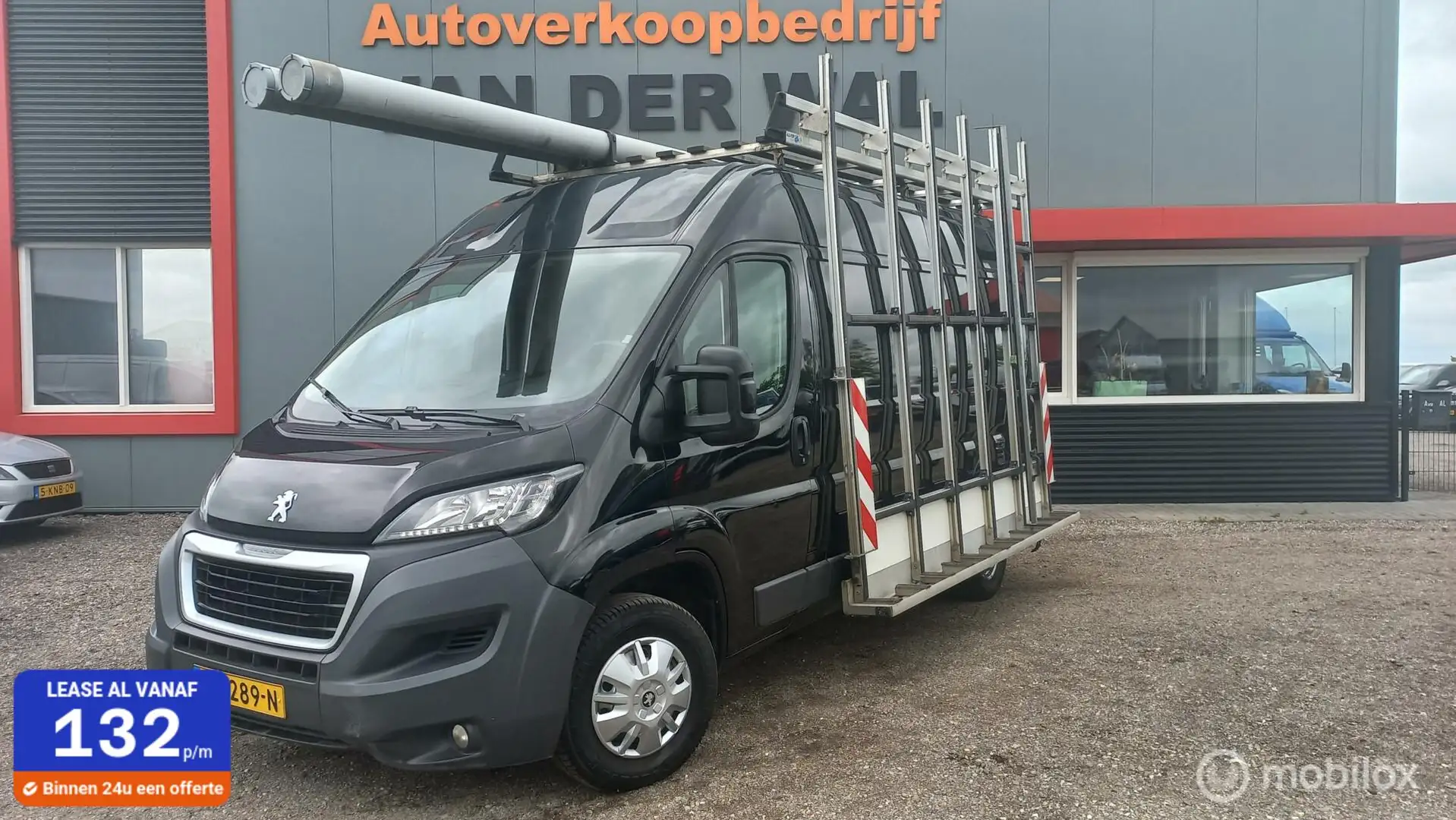 Peugeot Boxer Bestel 330 2.2 HDI L2H2/GLASRESTEEL/AIRCO/CRUISECO Fekete - 1