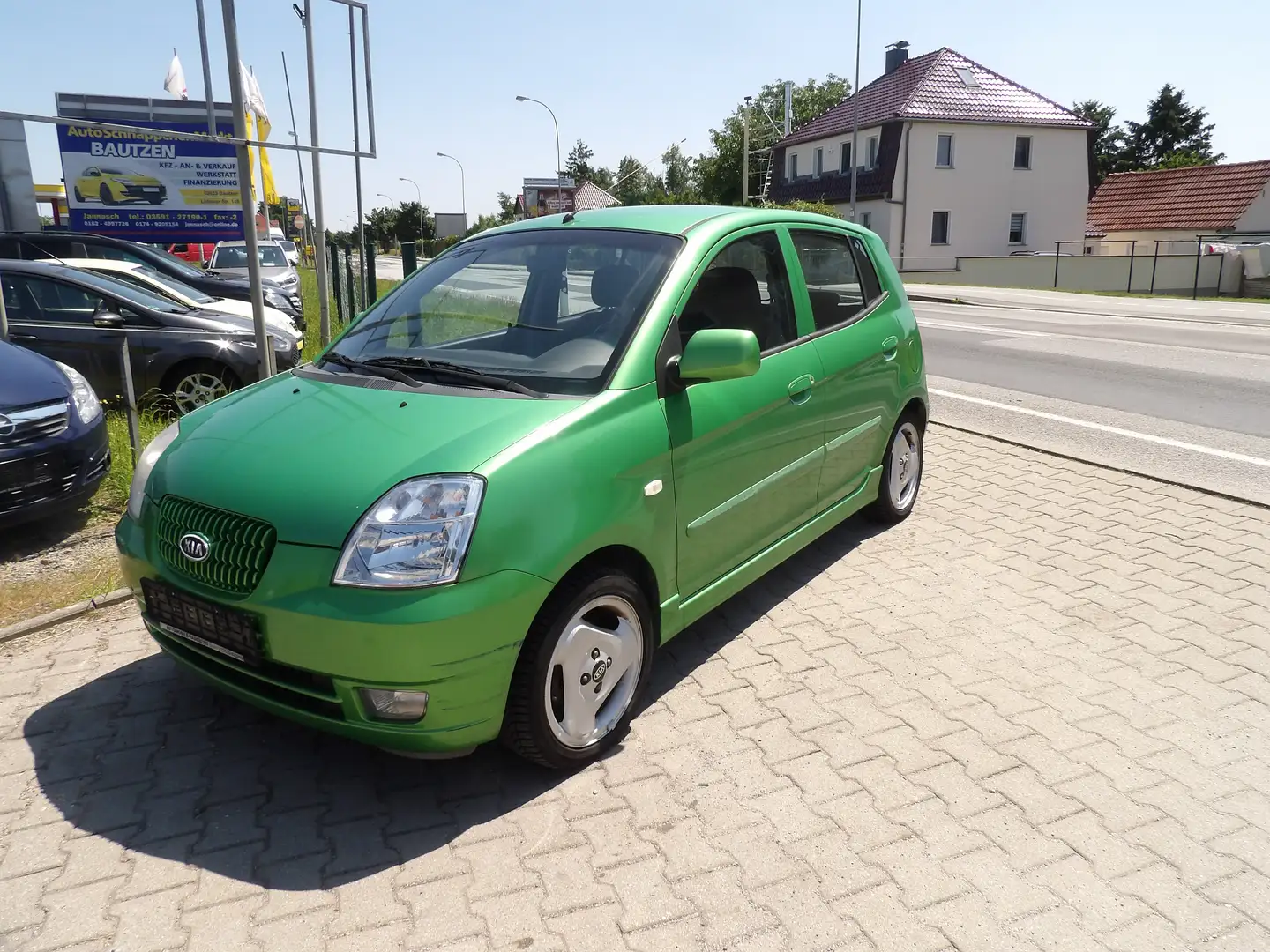 Kia Picanto 1.1 EX, Automatik, Klima, HU-AU NEU Grün - 1