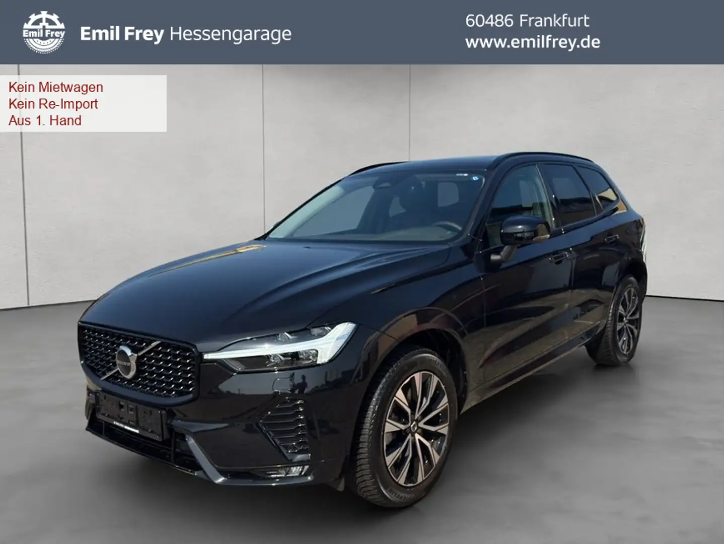 Volvo XC60 XC60 B4 Plus-Dark Aut Glasd Nappaleder-Perforiert Schwarz - 1