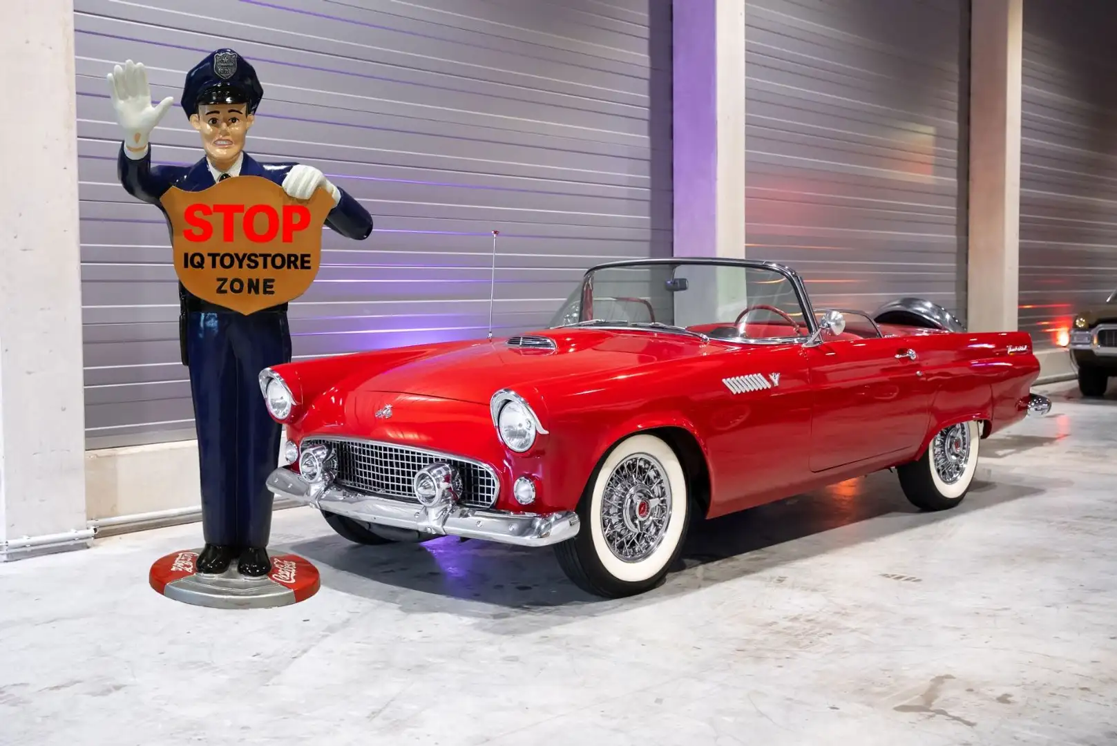 Ford Thunderbird Hard- Softtop, Autom., Servo, Klima Rouge - 1