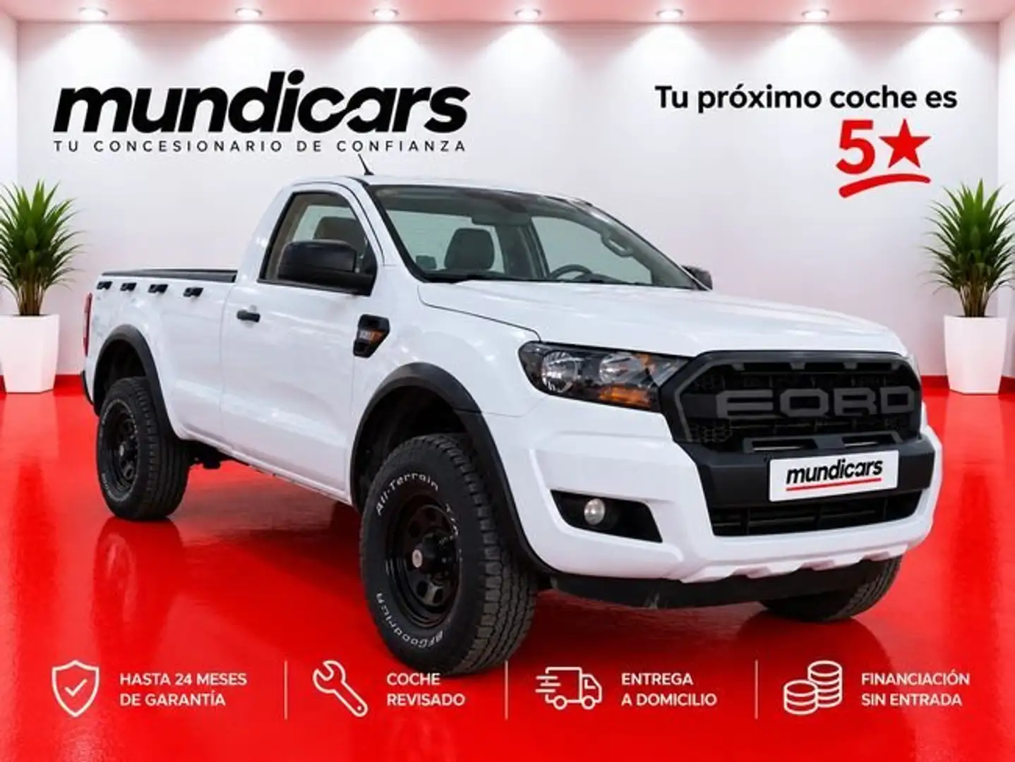 Ford Ranger 2.2 TDCi 4x4 Doble Cab. SS Blanco - 1