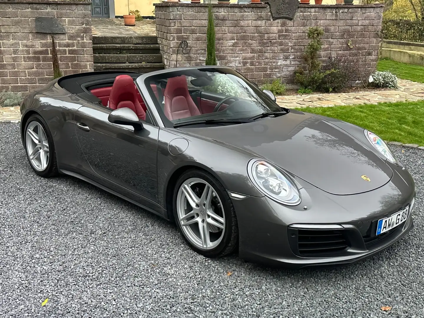 Porsche 991 911 991.2 Carrera 4 Cabriolet Approved Sport Gris - 2