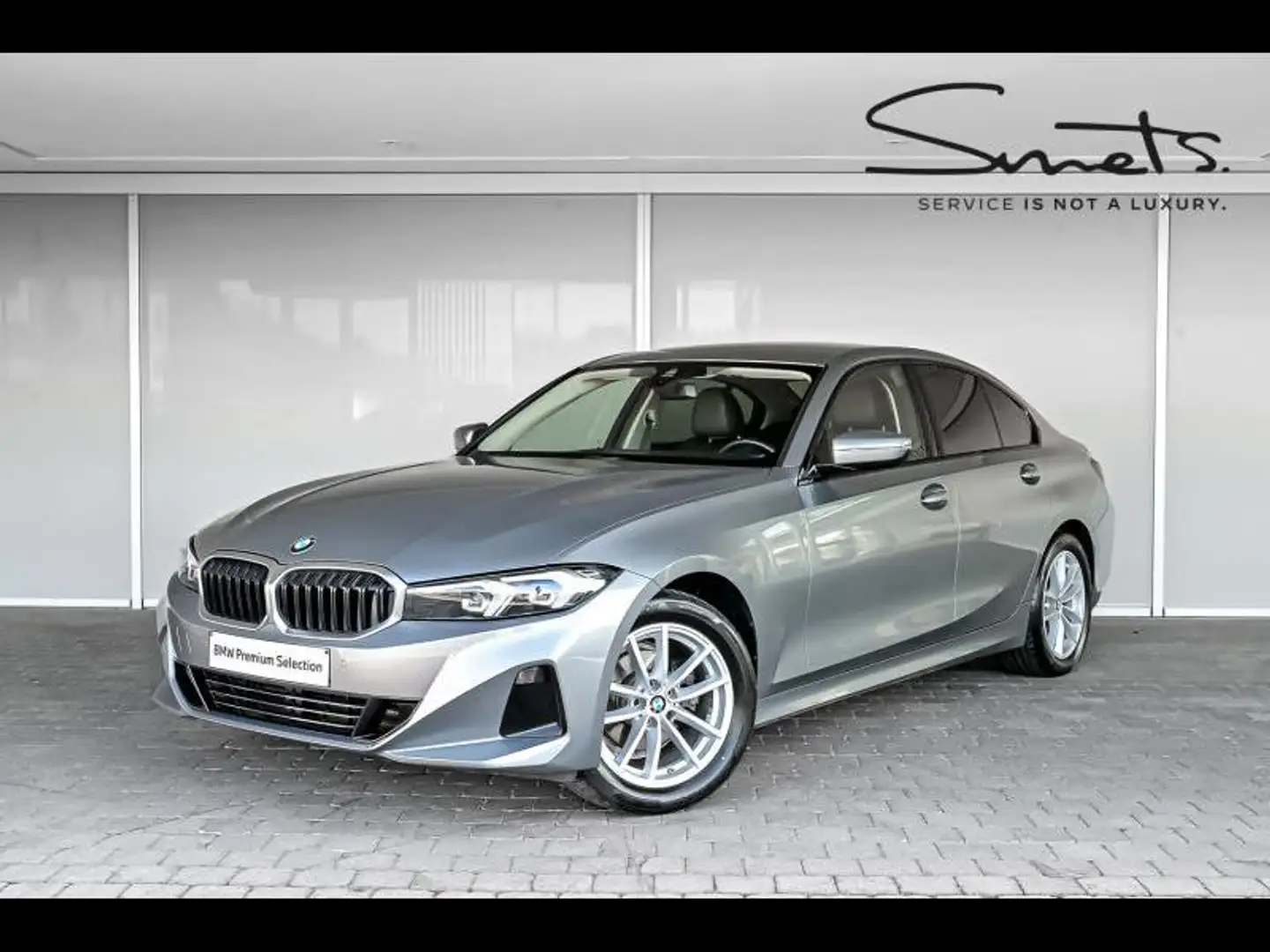 BMW 318 318d Berline - Automatische ve Szary - 1