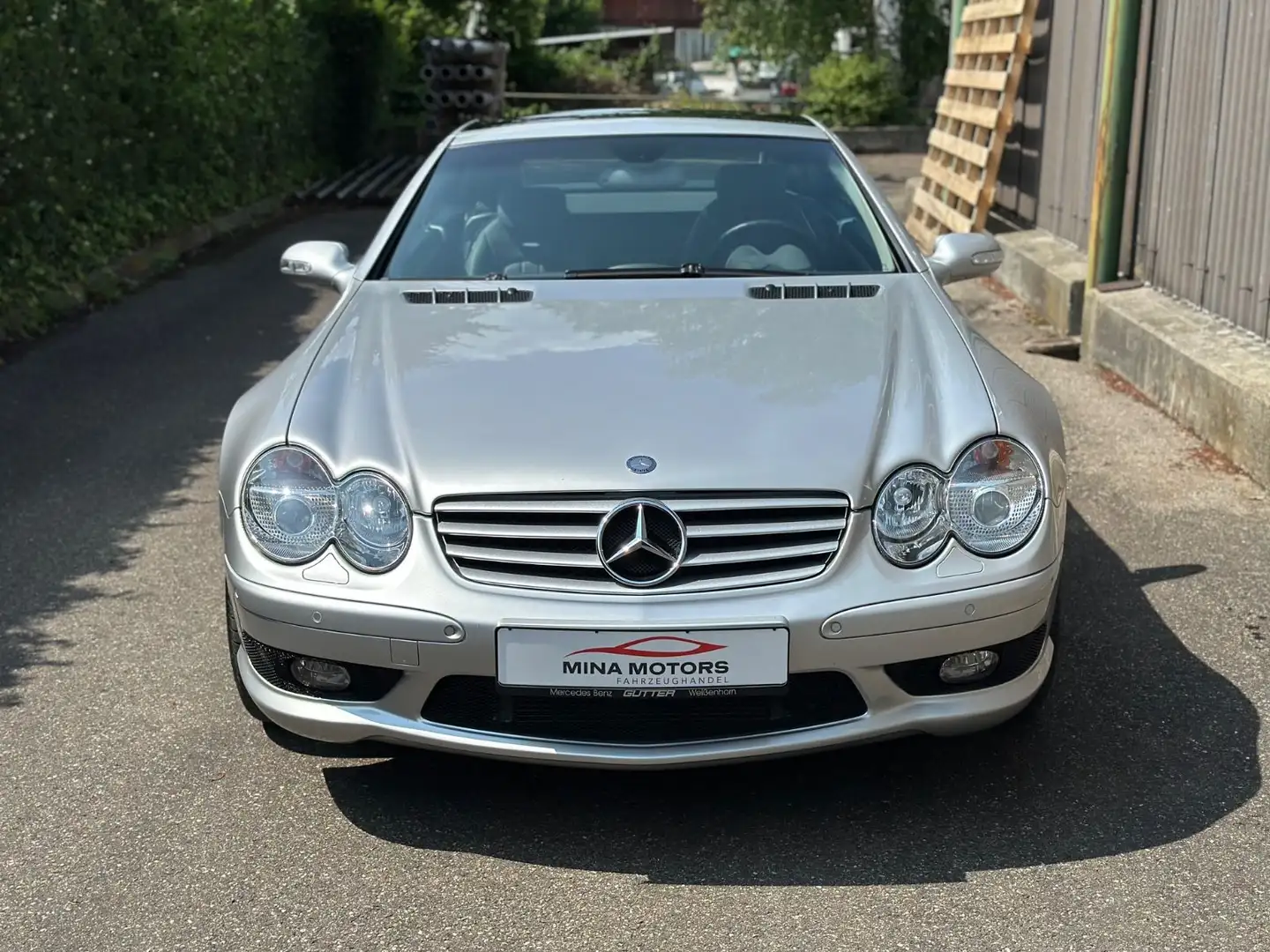 Mercedes-Benz SL 55 AMG *Deutsches Fzg*1.Hand*Unfallfrei* Stříbrná - 2
