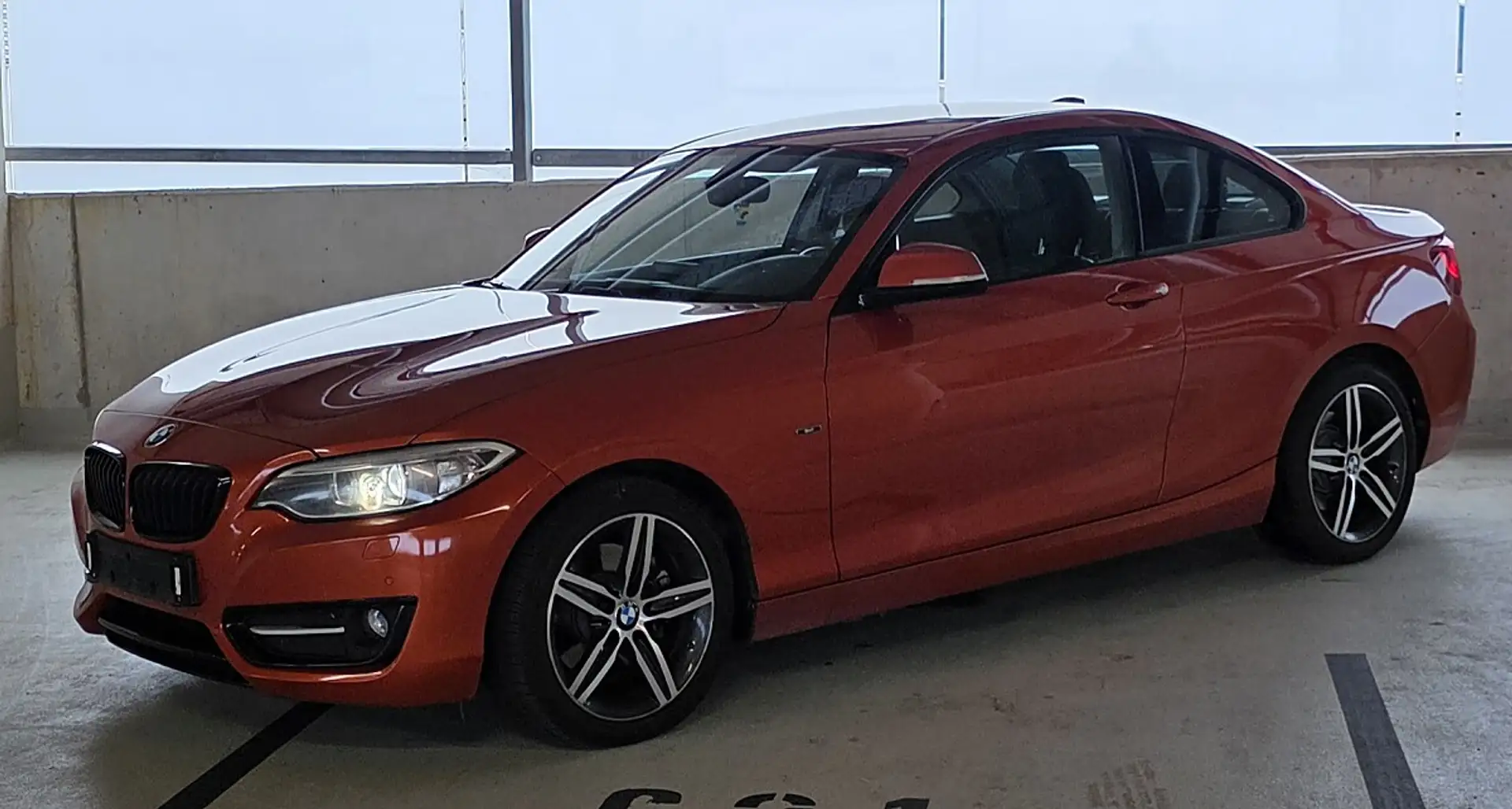BMW 220 d Coupé Aut. Orange - 2