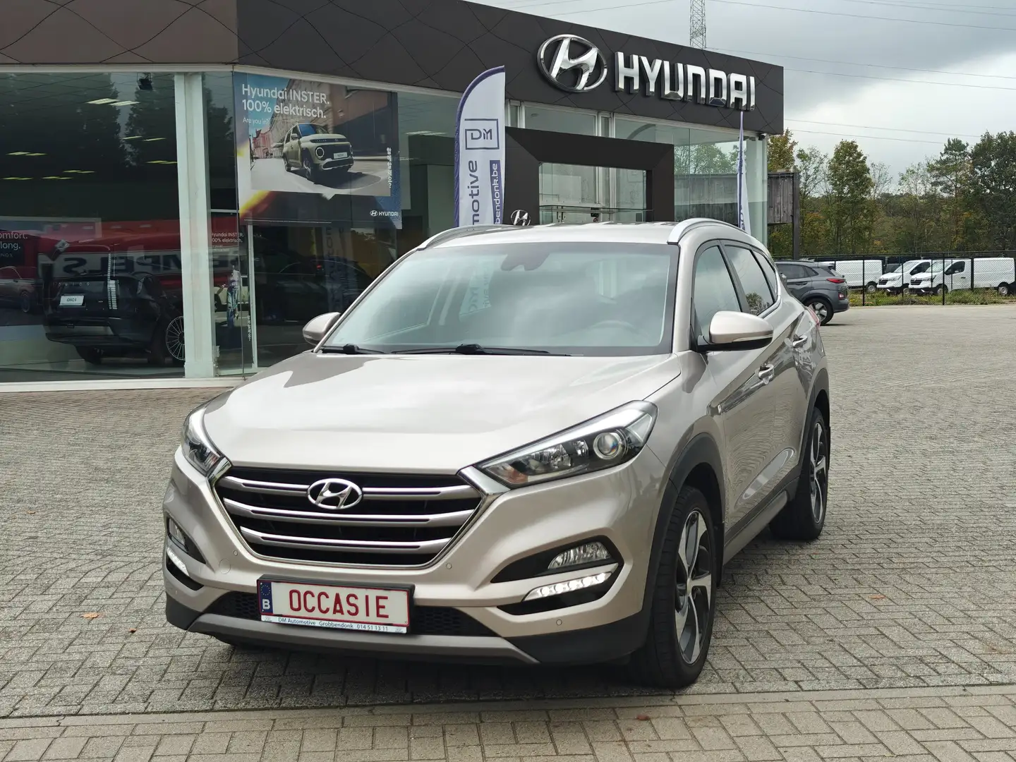 Hyundai TUCSON 4WD *Automaat *Benzine *Leder *Camera *Navi Beige - 1