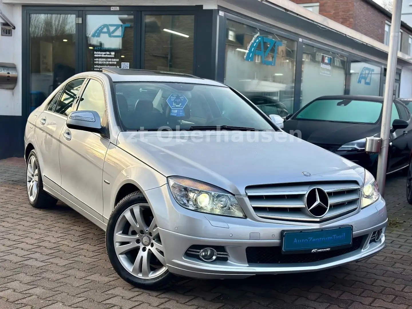 Mercedes-Benz C 200 Kompressor*AUTOMATIK*MEM.SITZE*TÜV NEU* Argent - 1