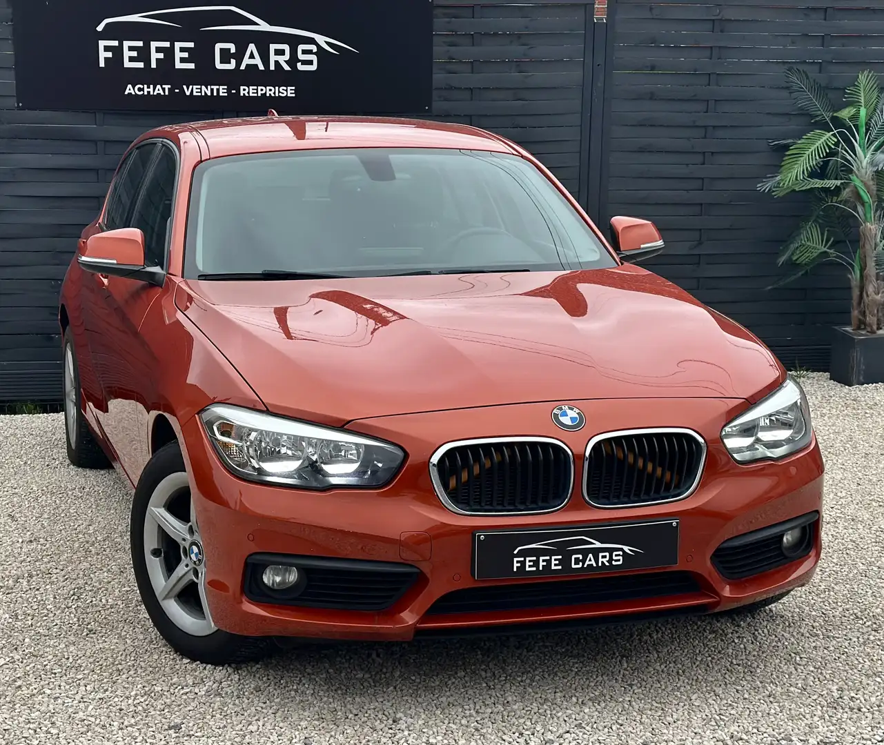 BMW 118 118 d // 1er propriété Orange - 2
