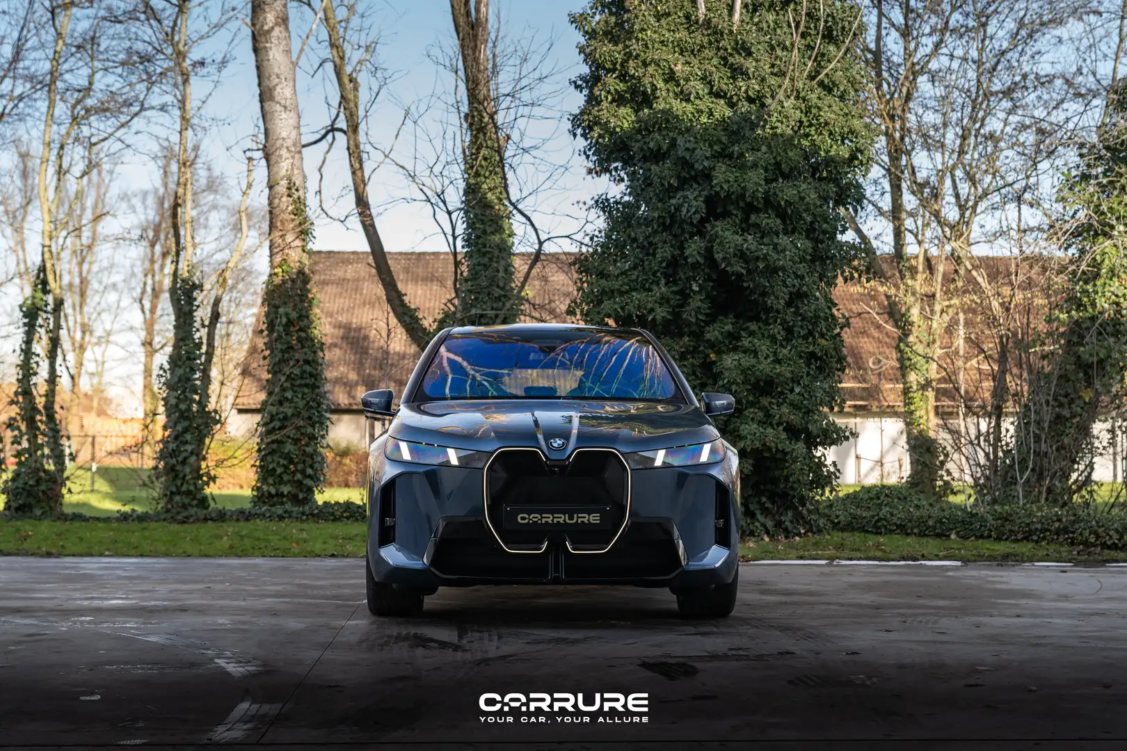 BMW iX xDrive45*FACELIFT*MSPORTPRO*SKYLOUNGE*22"*ICONIC* Bleu - 2