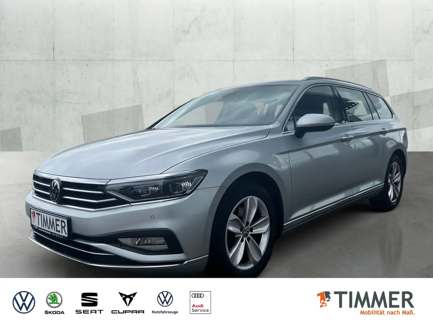 Volkswagen Passat Variant 2.0 TDI DSG ELEGANCE *AHK*IQ.LIGHT *ACC *STDHZ *V Argent - 1