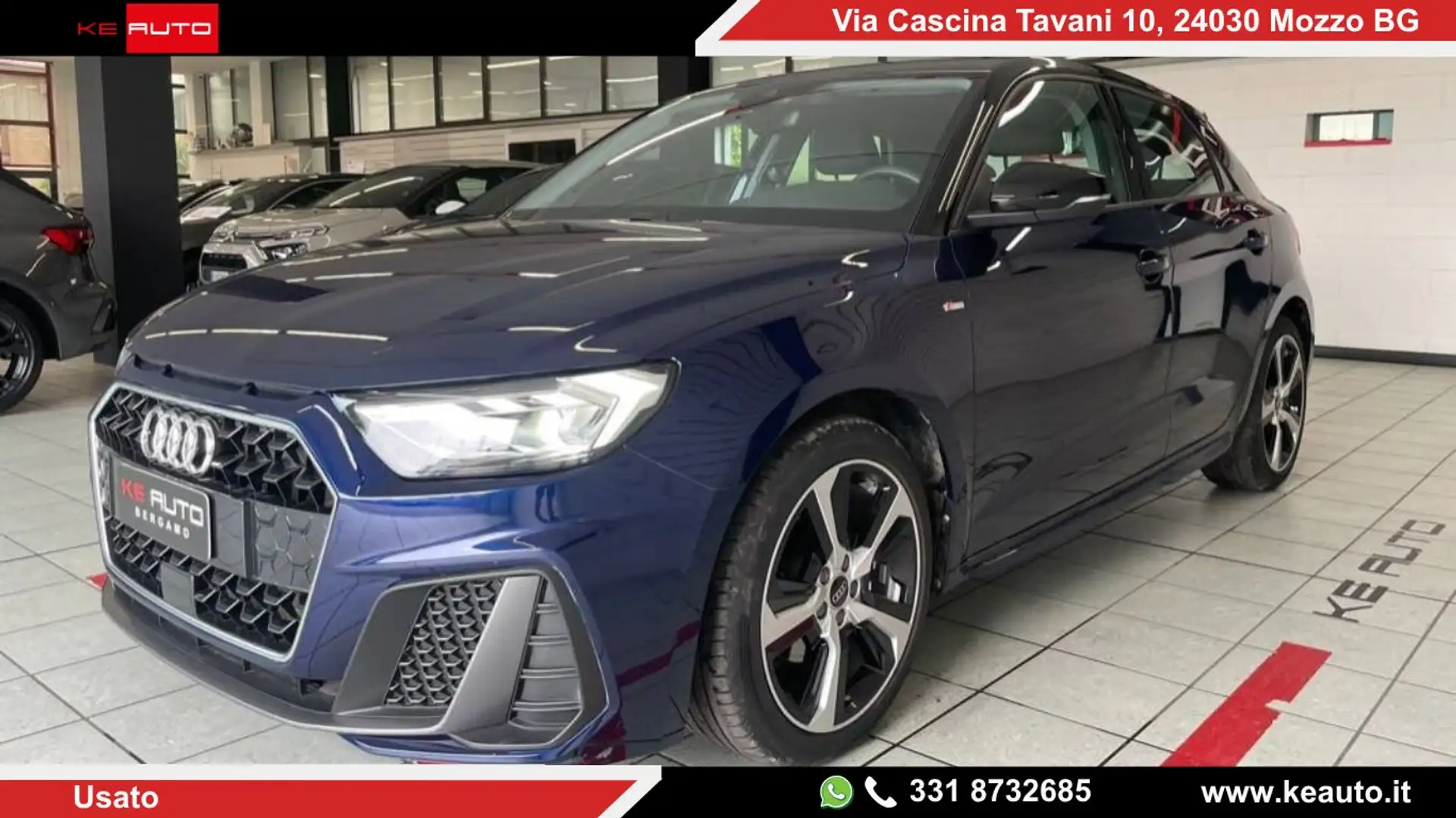 Audi A1 Sportback 30 1.0tfsi S Line Edition 110cv Bleu - 1