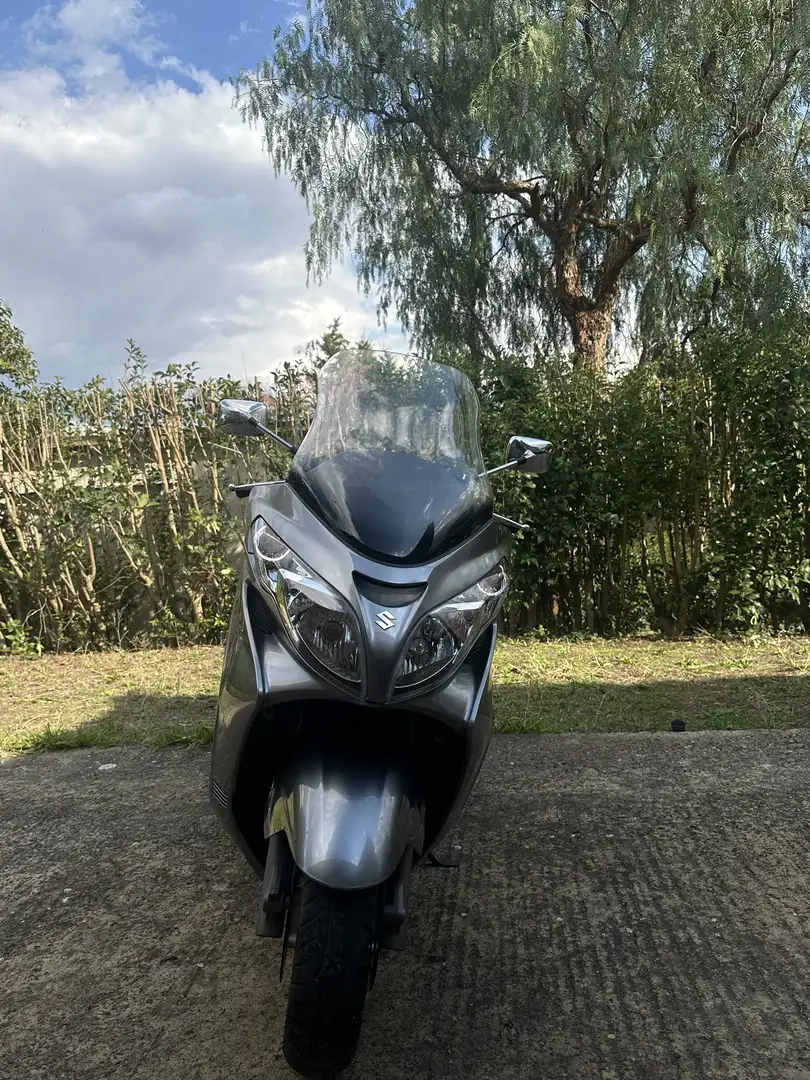 Suzuki Burgman 400 ABS, Bauletto originale, Unico Propietario Argent - 2