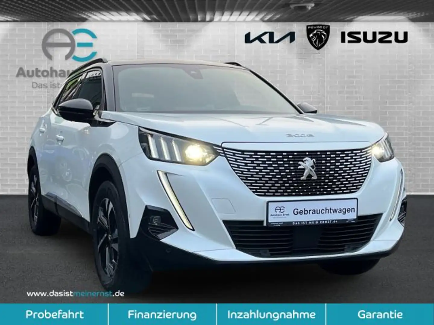 Peugeot 2008 Elektro GT Weiß - 2