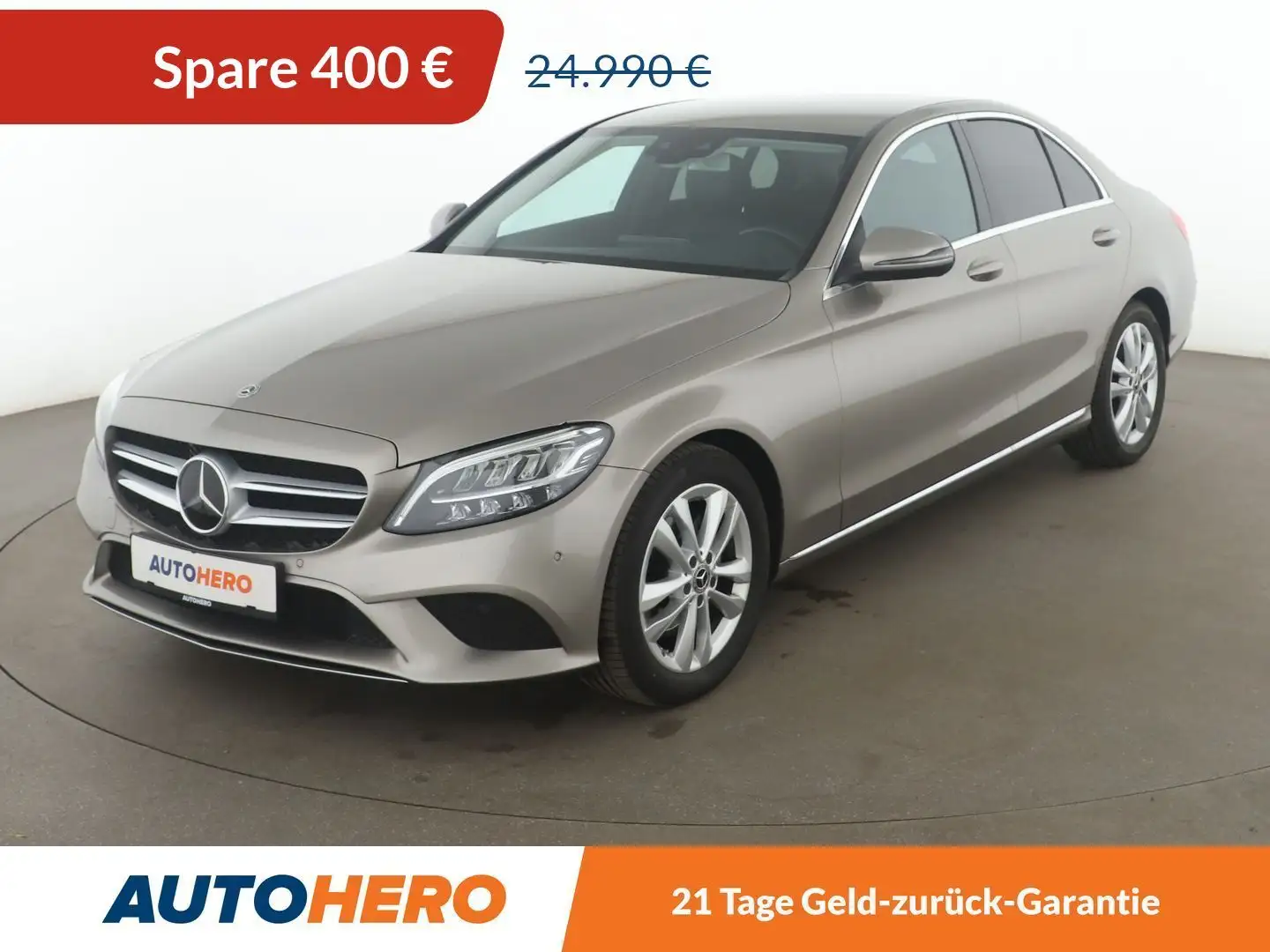 Mercedes-Benz C 180 C 180 CGI Avantgarde Aut.*NAVI*LED*ACC*SHZ*PDC* Grau - 1