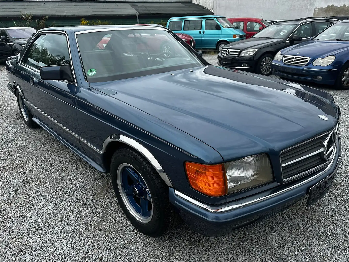 Mercedes-Benz 380 SEC Automatik*Schiebedach Oldtimer Blau - 1