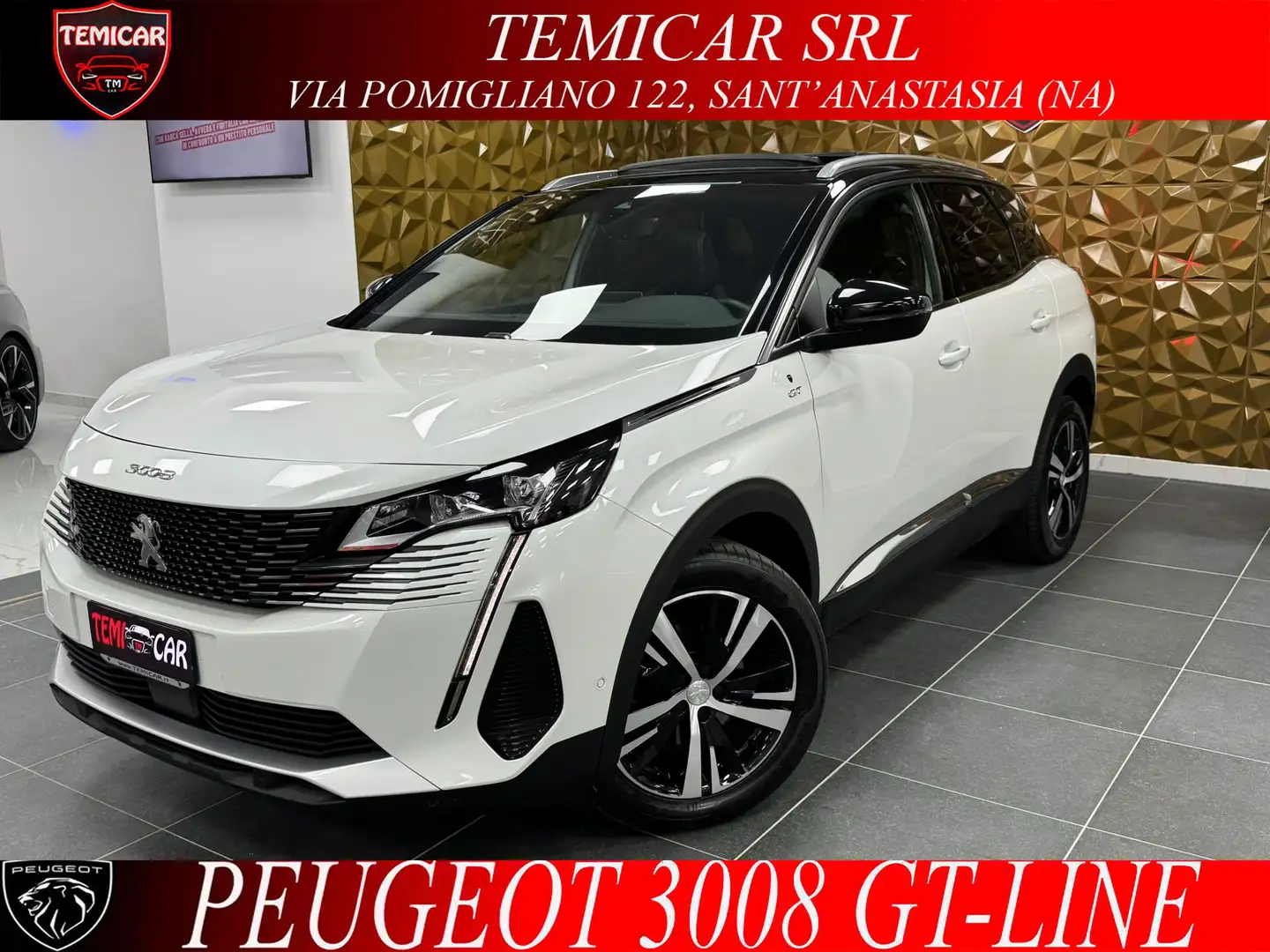 Peugeot 3008 3008 1.5 bluehdi GT s Weiß - 1