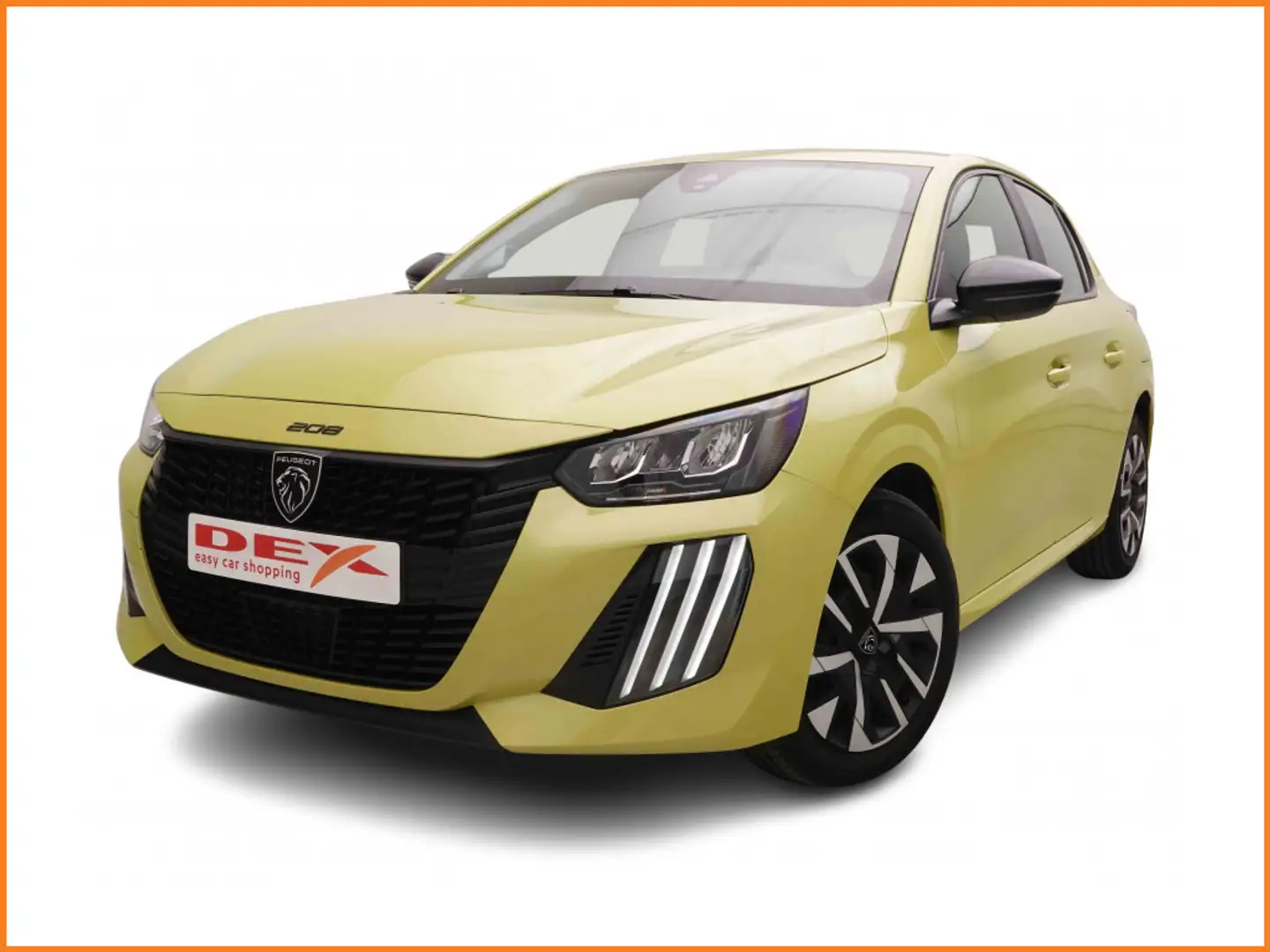 Peugeot 208 1.2 T 100 Active + GPS + Cruise Control + LED Lights Geel - 1