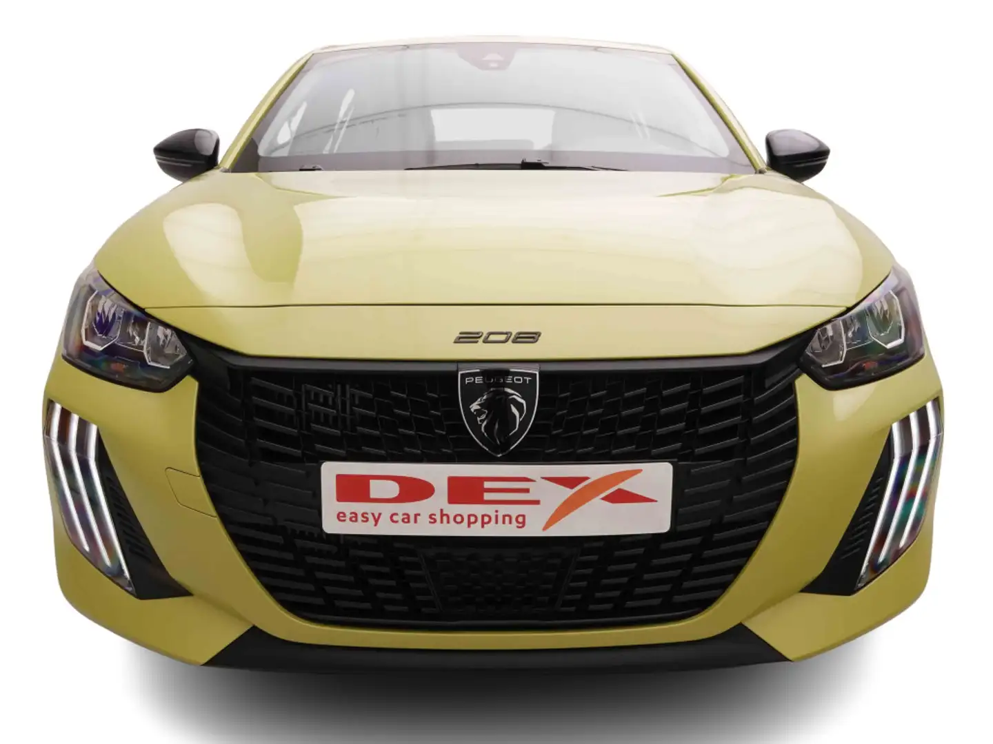 Peugeot 208 1.2 T 100 Active + GPS + Cruise Control + LED Lights Geel - 2