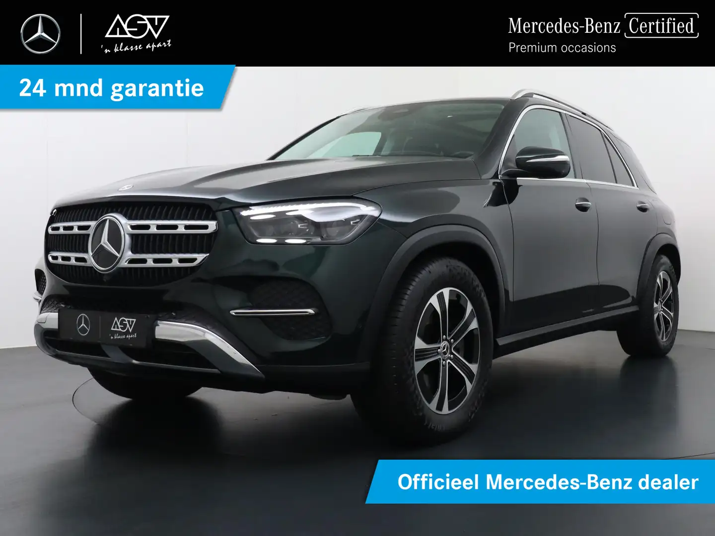 Mercedes-Benz GLE 400 e 4MATIC Luxury Line Panoramadak, wegklapbare trek Zelená - 1