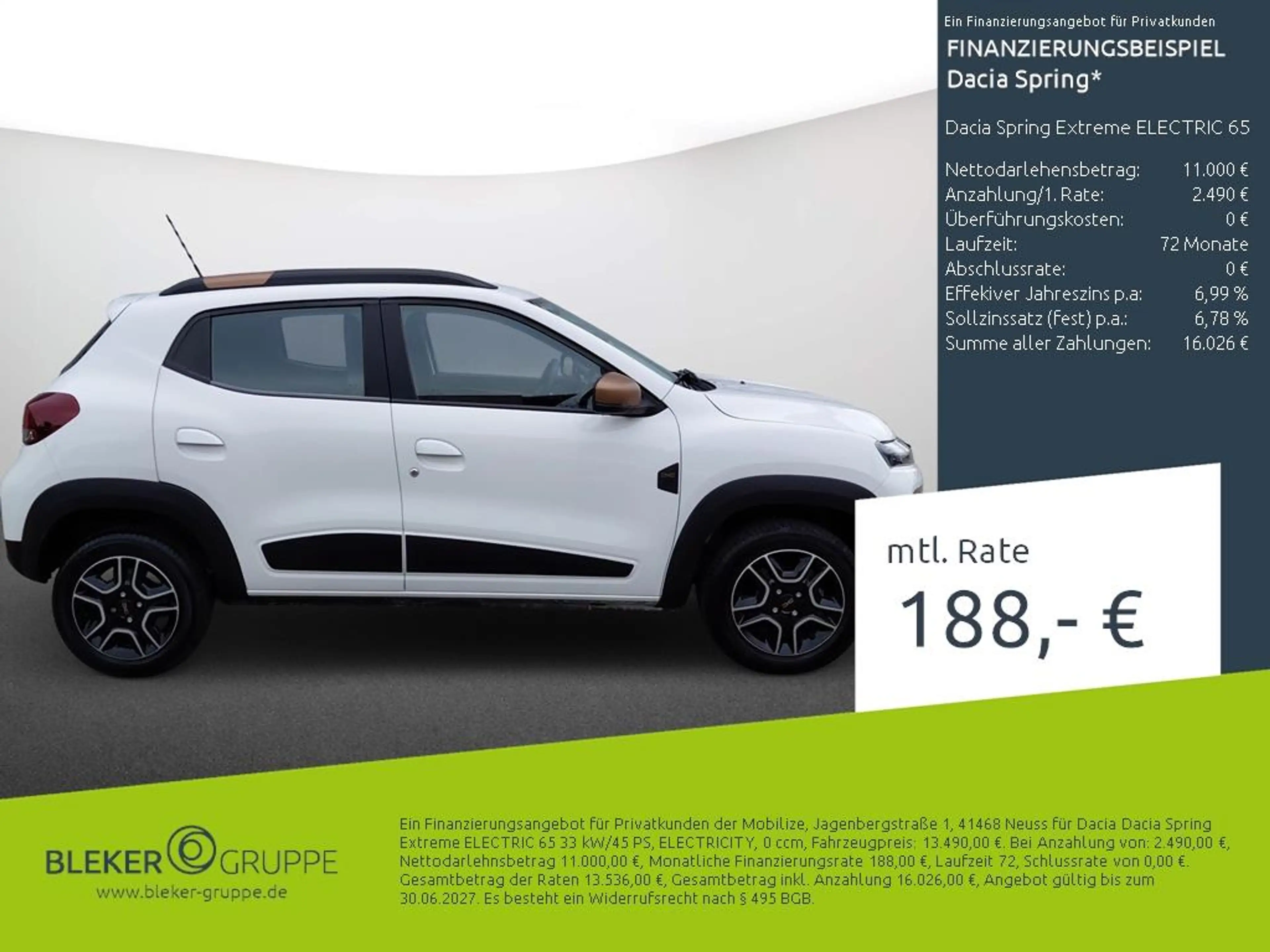 Dacia Spring Dacia Spring Extreme ELECTRIC 65