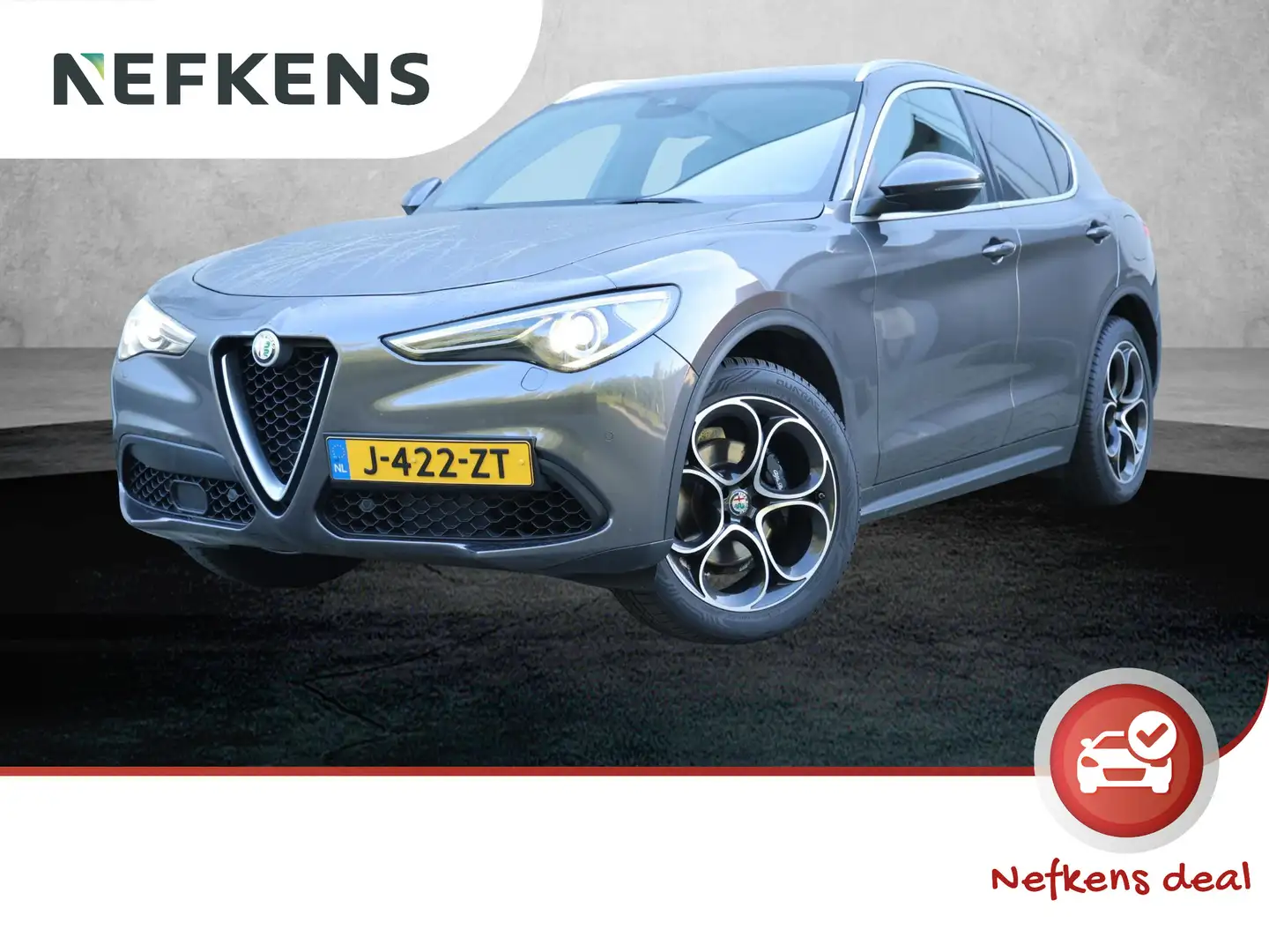 Alfa Romeo Stelvio 2.0 280pk AWD B-Tech | Lederen bekleding | Bi-Xeno Gris - 1