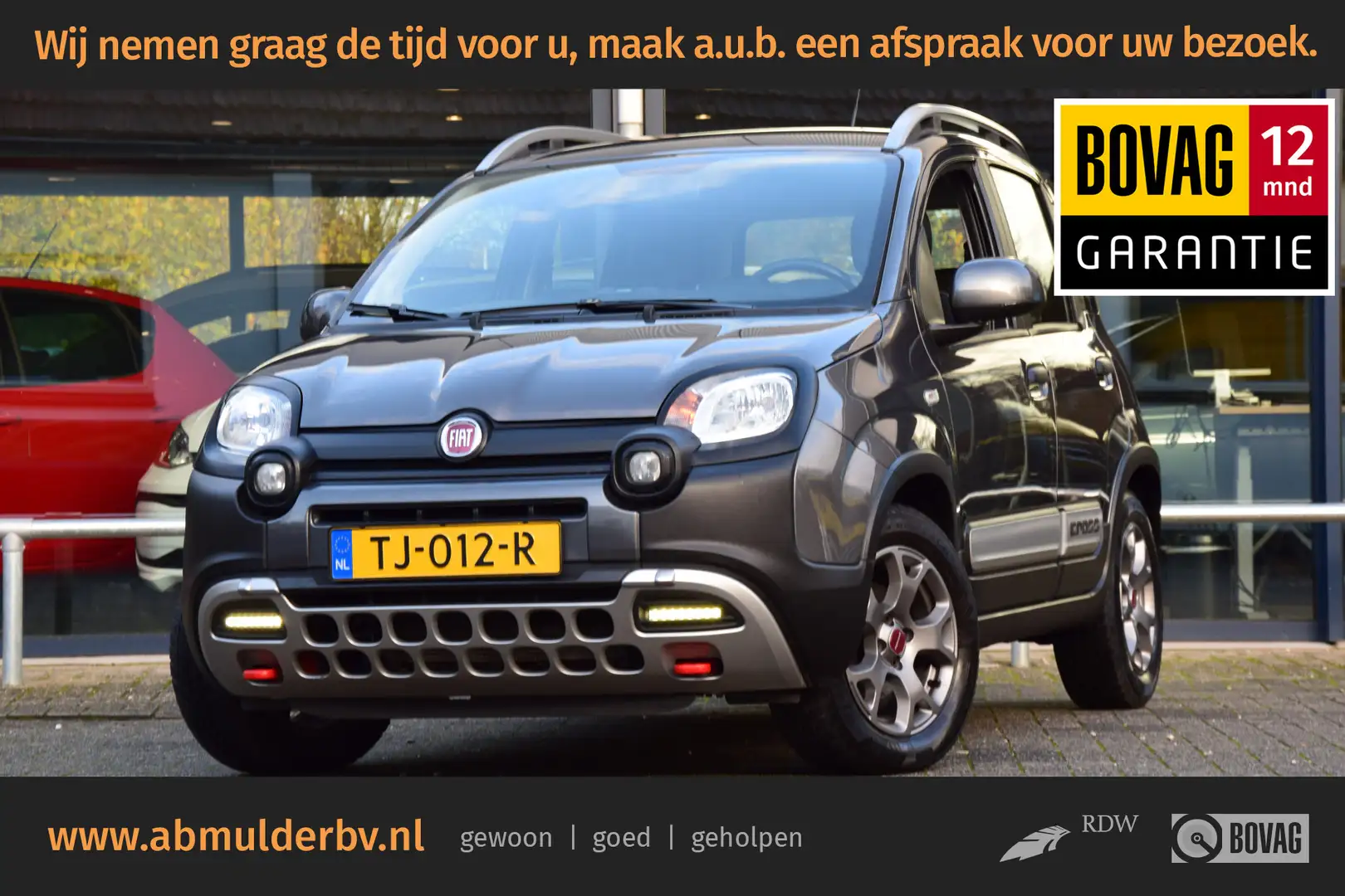 Fiat Panda 1.2 70PK City Cross | BOVAG Garantie | NL-Auto | C Grijs - 1