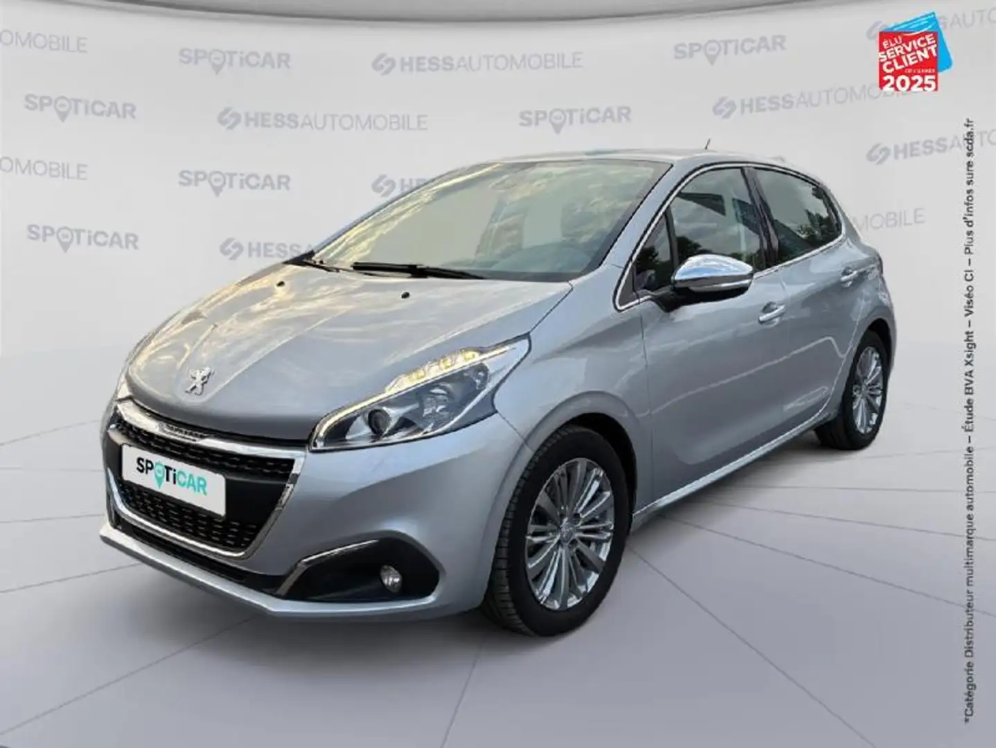 Peugeot 208 1.2 PureTech 110ch Allure S/S 5p Radar AR Gris - 1