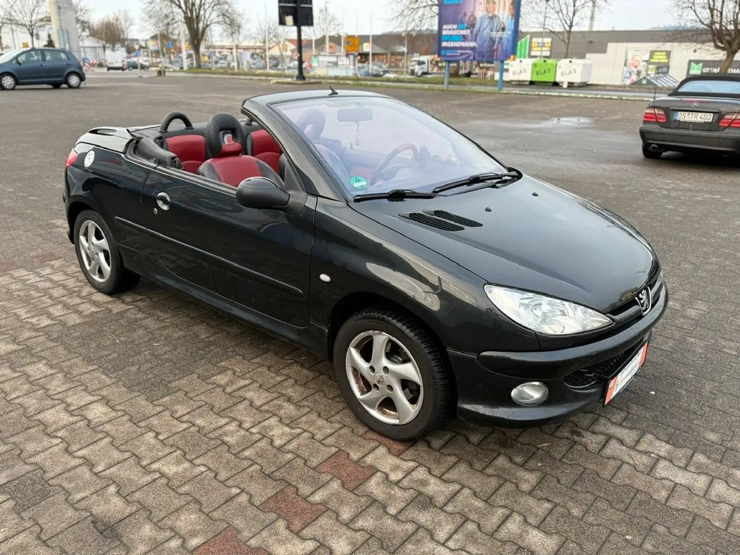 Peugeot 206 CC Platinum, 1 Jahr Gewährleistung Schwarz - 2