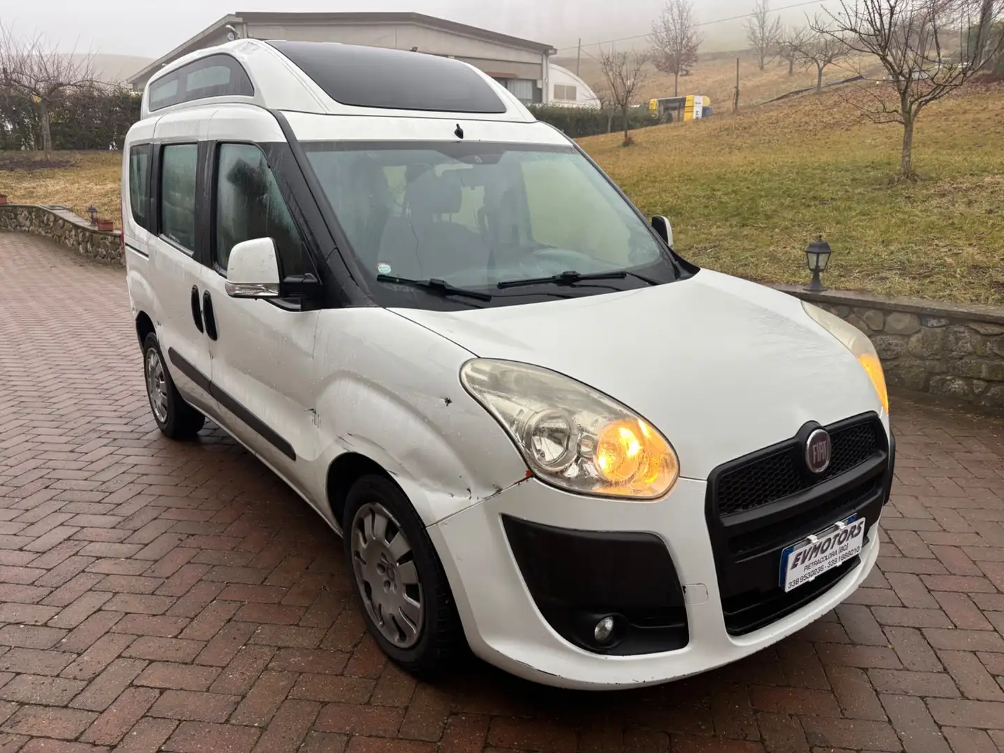 Fiat Doblo Doblò 2.0 MJT PL Combi Maxi M1 SX E5 Weiß - 2