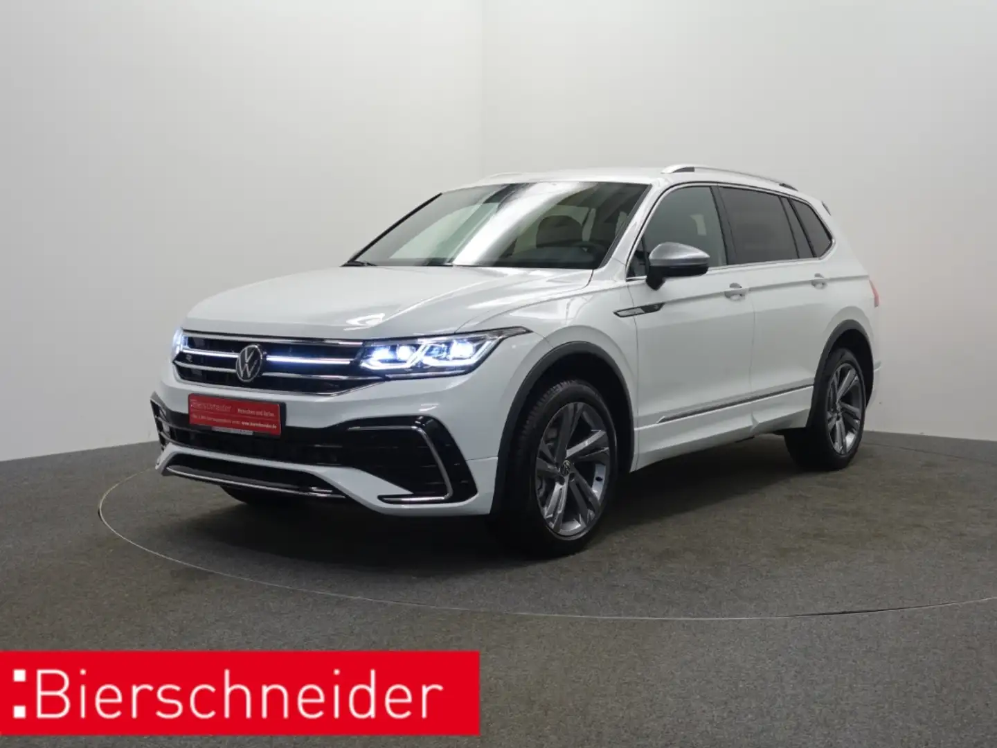 Volkswagen Tiguan Allspace 2.0 TSI DSG 4Mo. R-Line IQ-LIGHT 19 KAMERA AHK NAV Weiß - 1
